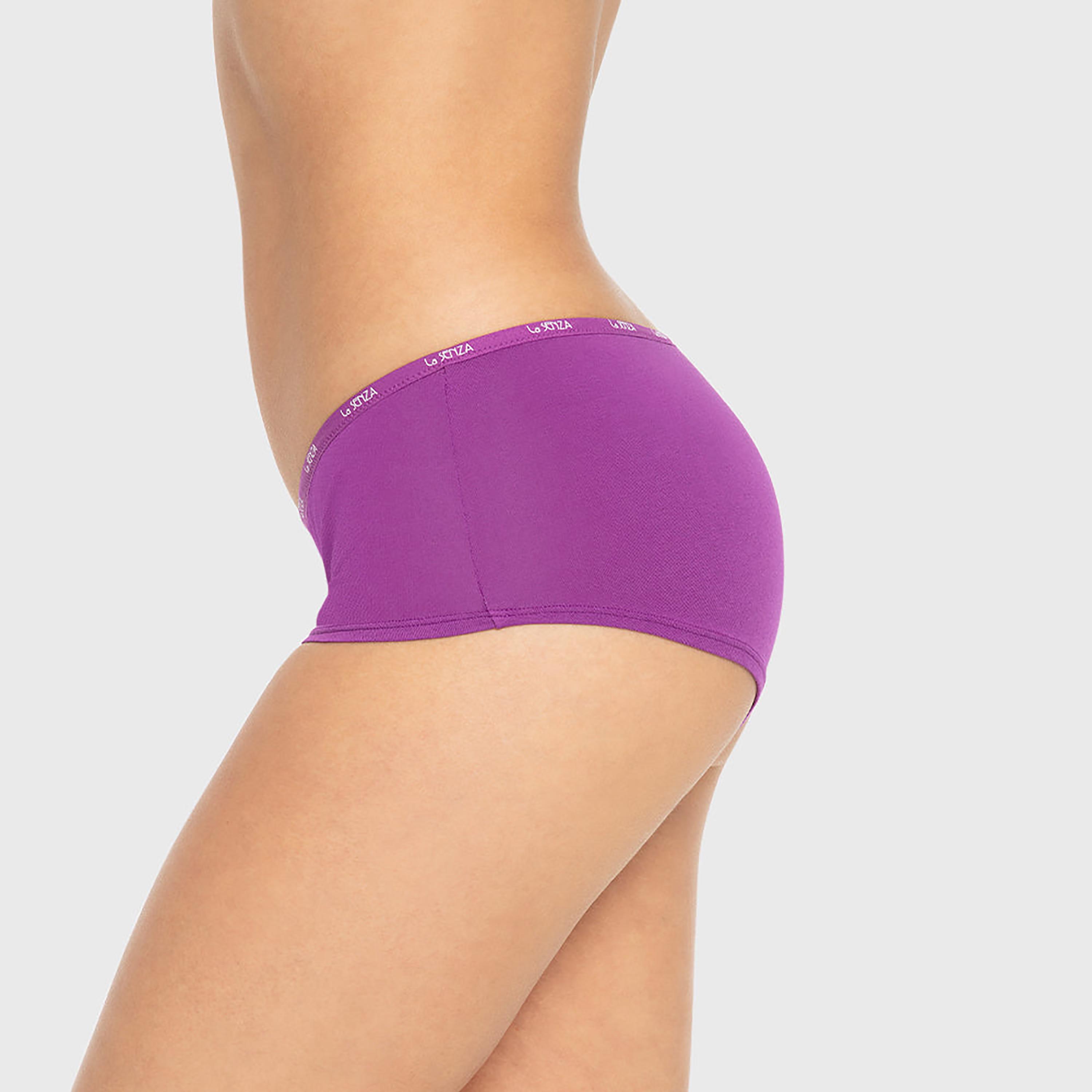 La Senza Remix Cotton Full Coverage Women's Boyshort Panties-women-clothing-lingerie-panties-image-2