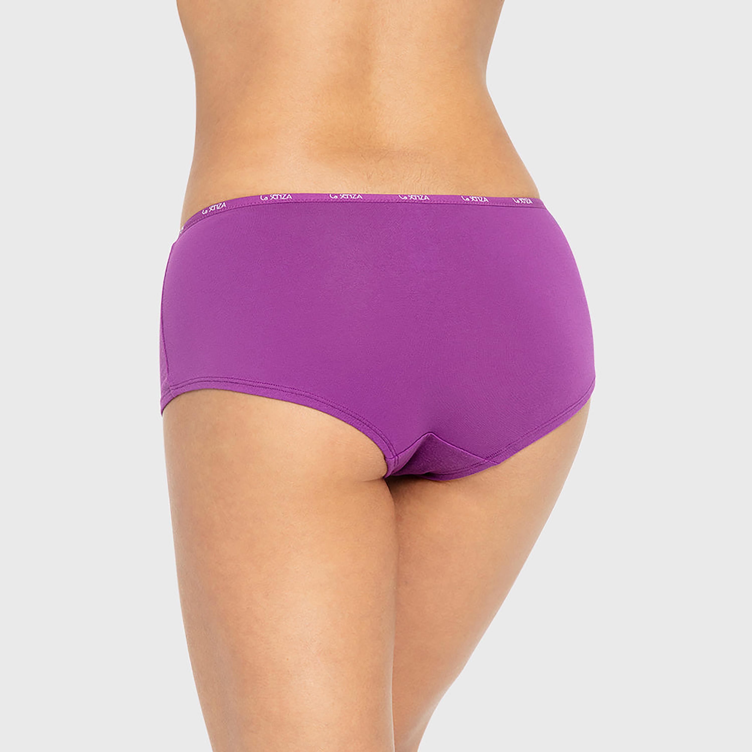 La Senza Remix Cotton Full Coverage Women's Boyshort Panties-women-clothing-lingerie-panties-image-3