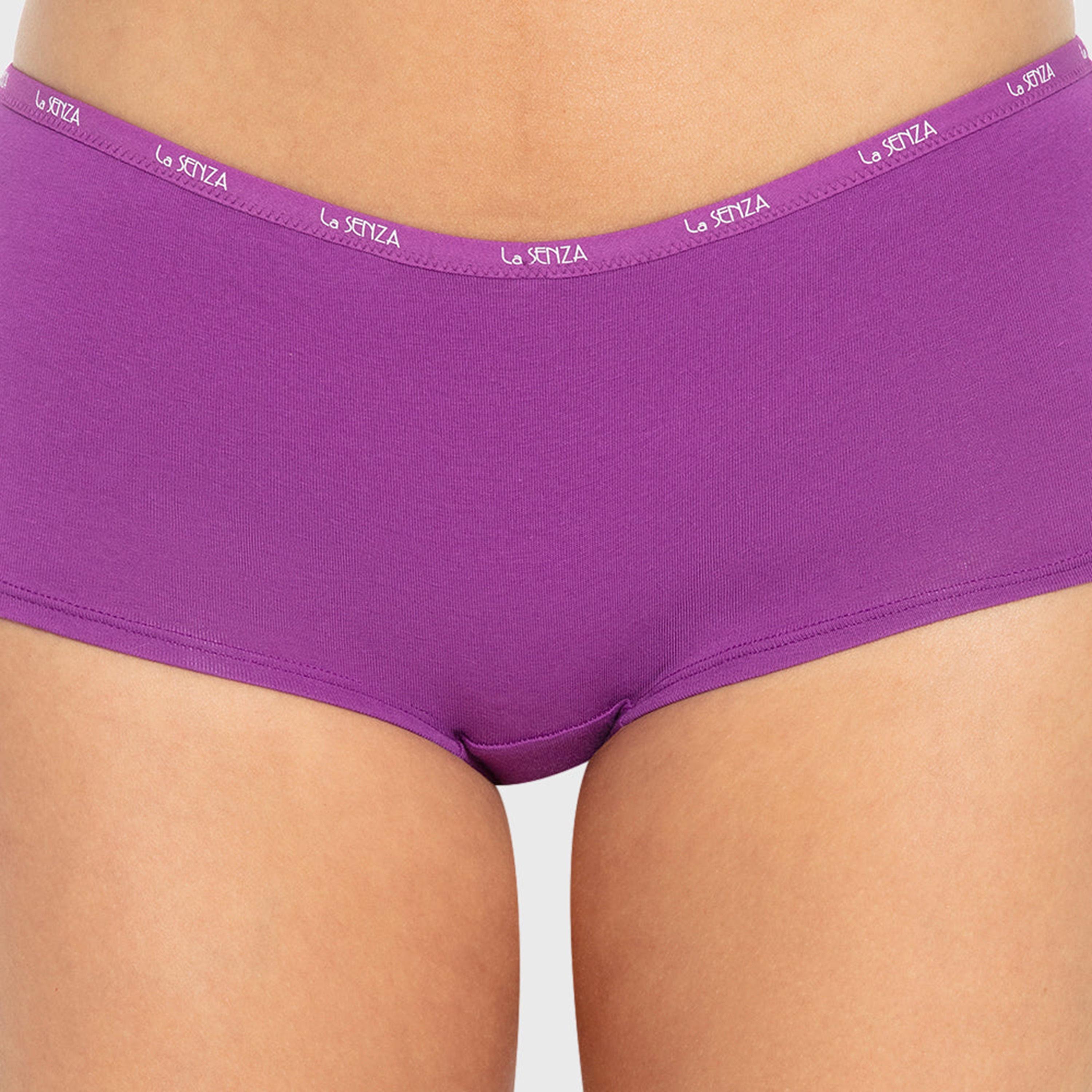 La Senza Remix Cotton Full Coverage Women's Boyshort Panties-women-clothing-lingerie-panties-image-4