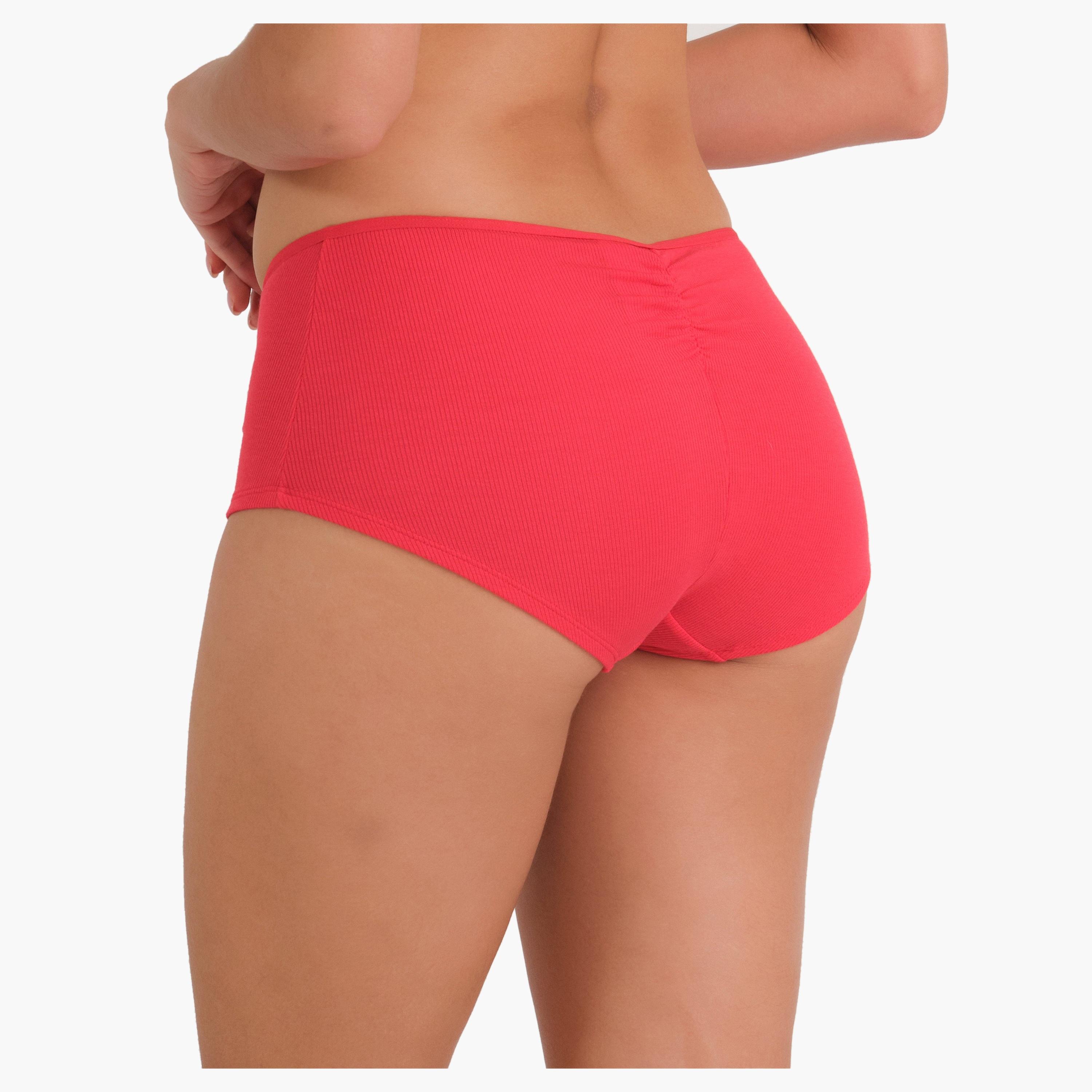 سراويل داخلية نسائية بنمط شورت بويز فائقة النعومة بتغطية كاملة من لا سنزا-women-clothing-lingerie-panties-image-7