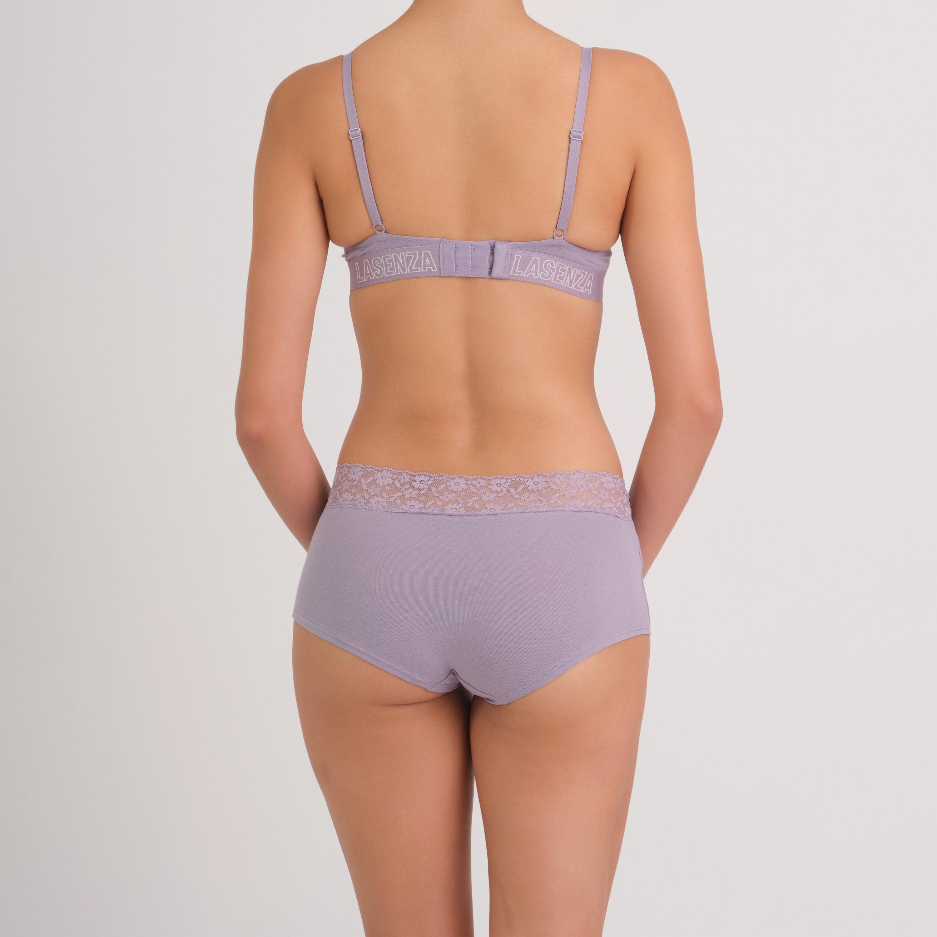 سراويل داخلية نسائية بنمط شورت بويز عصرية من الدانتيل بتغطية كاملة من لا سنزا-women-clothing-lingerie-panties-image-10