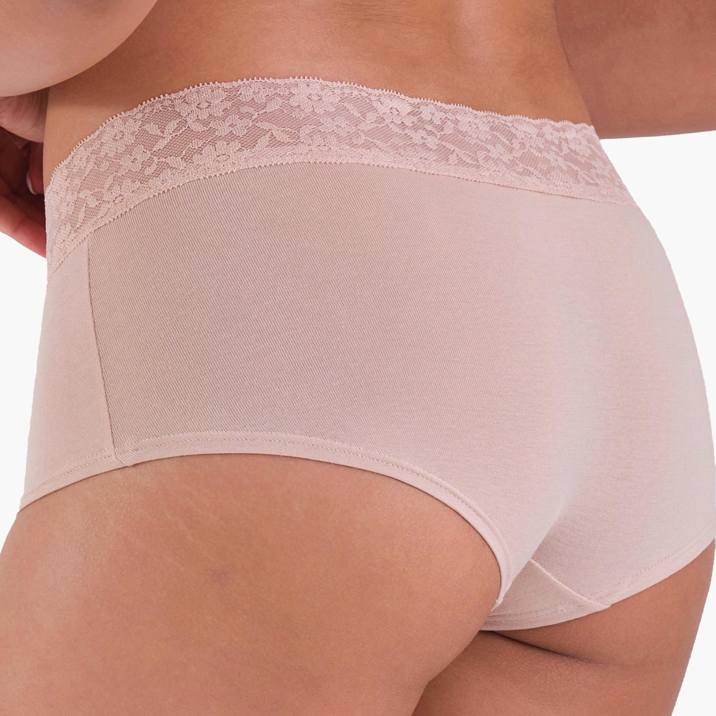 سراويل داخلية نسائية بنمط شورت بويز عصرية من الدانتيل بتغطية كاملة من لا سنزا-women-clothing-lingerie-panties-image-18