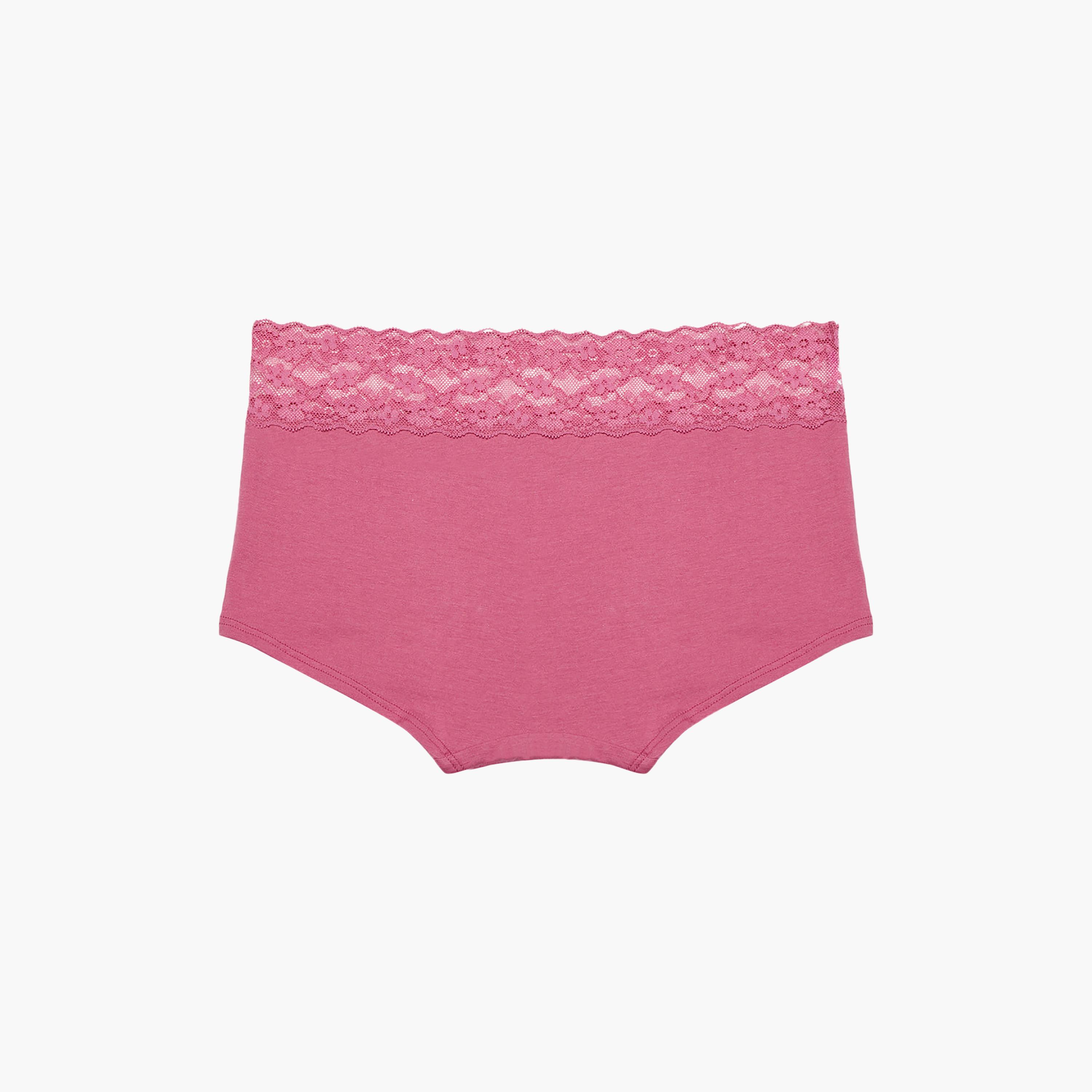 La Senza Trendy Lace Full Coverage Women's Boyshort Panties-women-clothing-lingerie-panties-image-5
