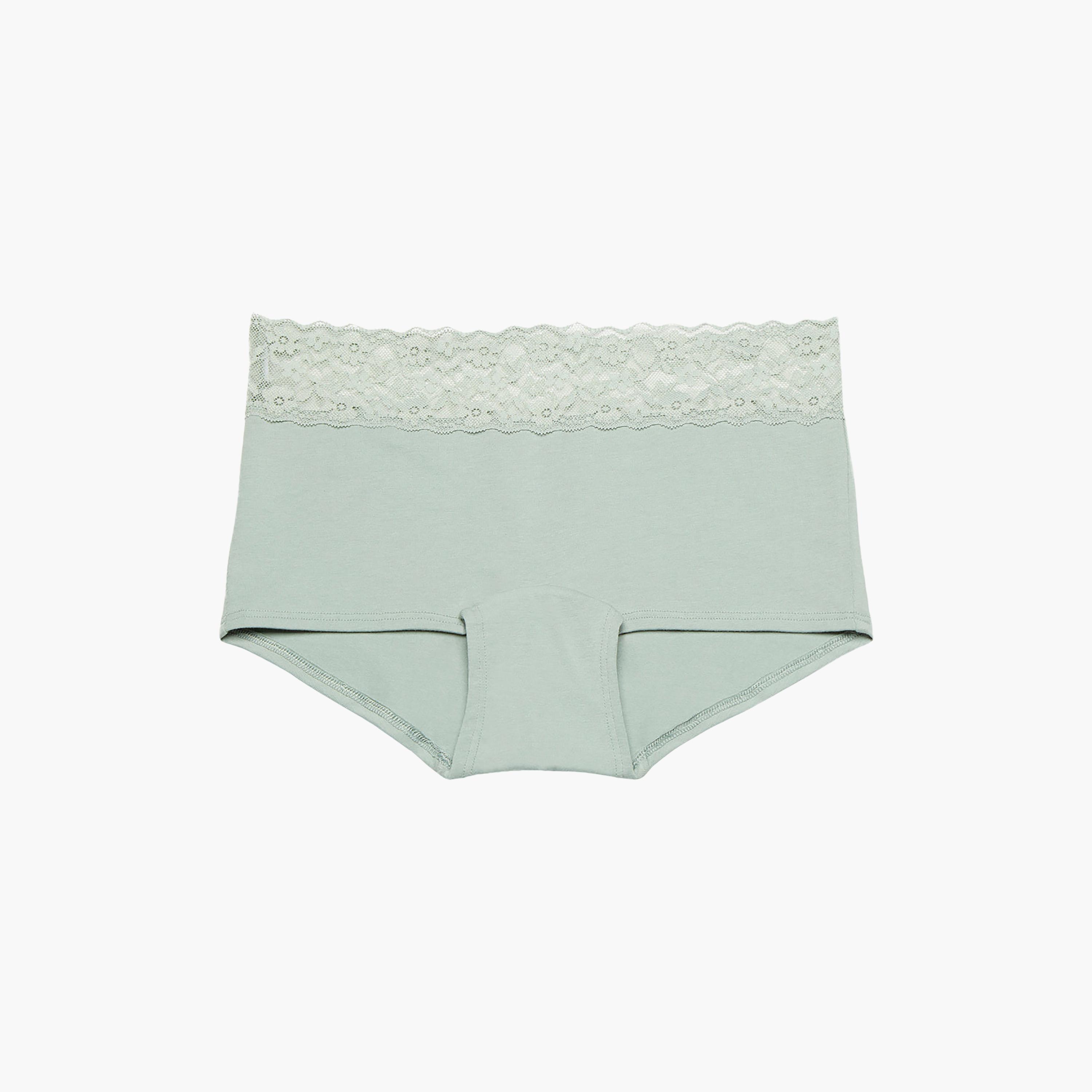 سراويل داخلية نسائية بنمط شورت بويز عصرية من الدانتيل بتغطية كاملة من لا سنزا-women-clothing-lingerie-panties-image-4