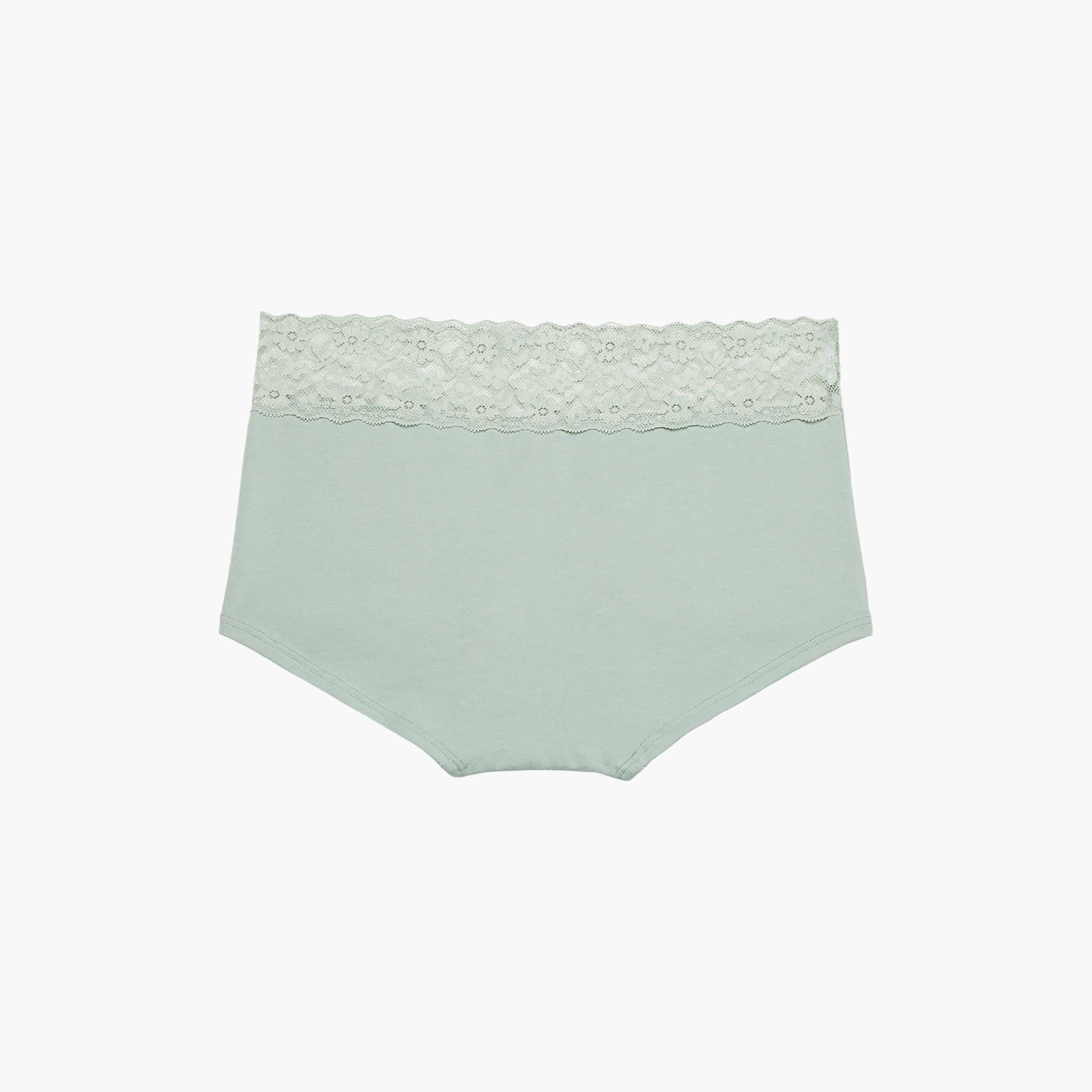 سراويل داخلية نسائية بنمط شورت بويز عصرية من الدانتيل بتغطية كاملة من لا سنزا-women-clothing-lingerie-panties-image-5