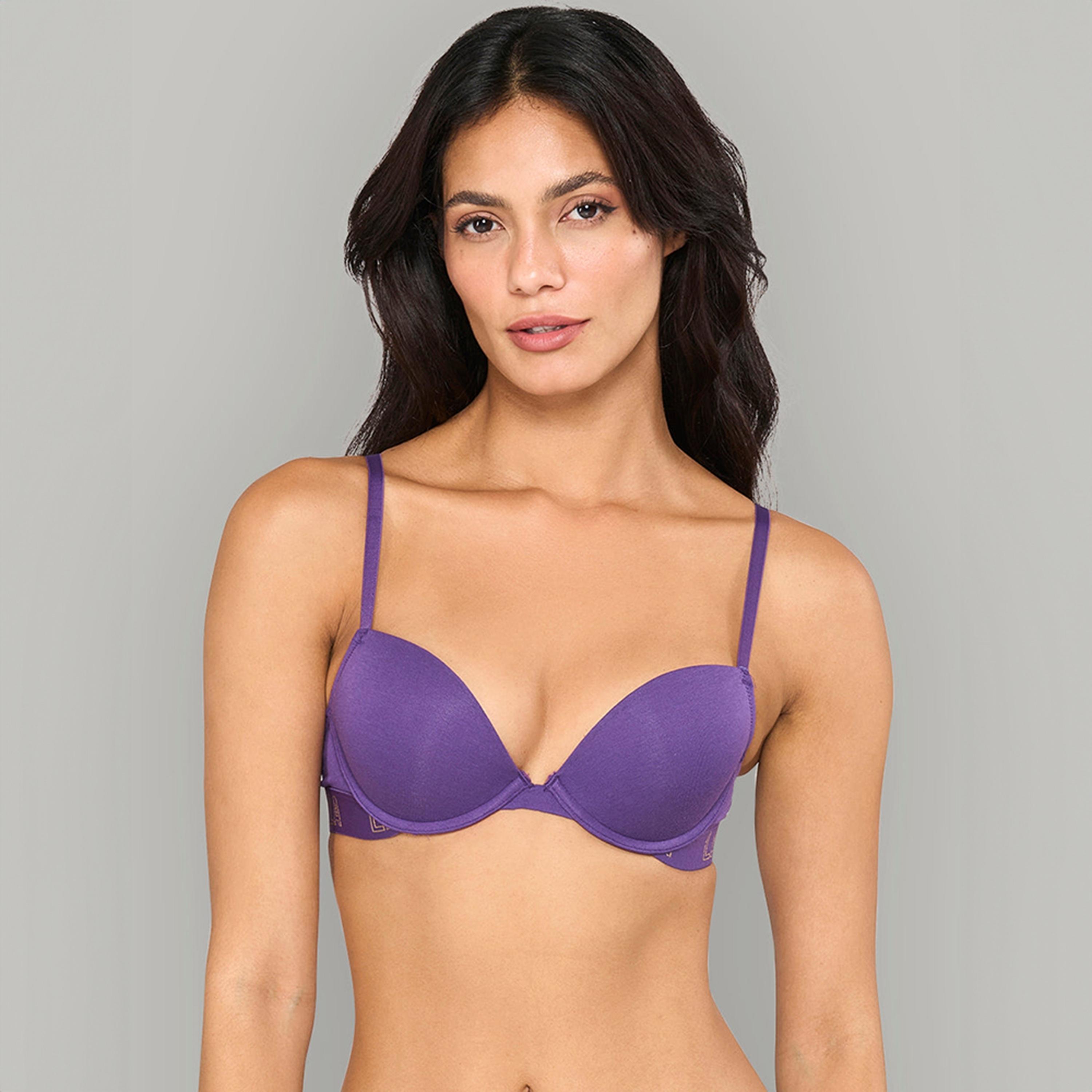 حمالة صدر بوش أب نسائية مبطنة بدعم متوسط بسلك من "ريميكس" من لا سينزا-women-clothing-lingerie-bras-image-3