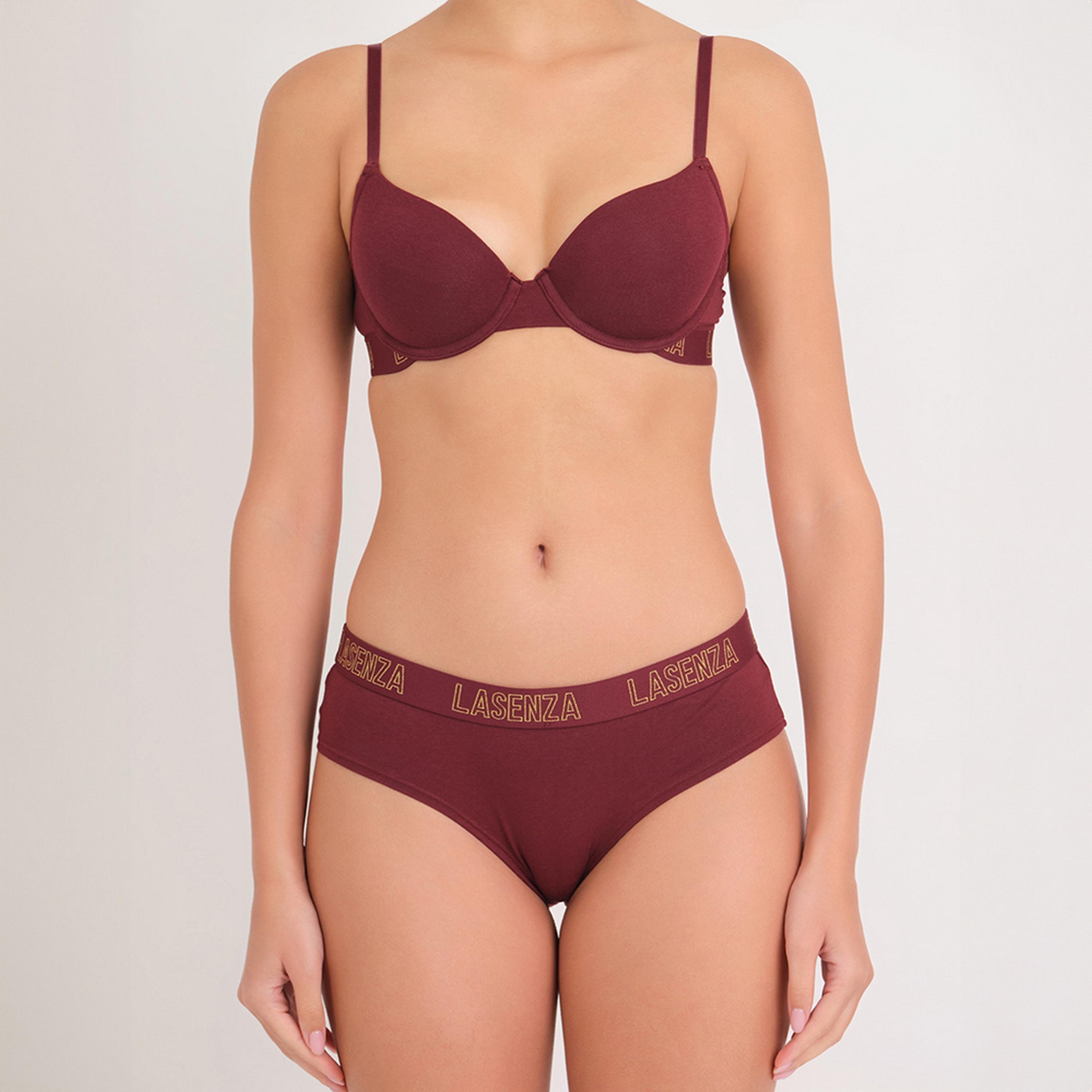 حمالة صدر ديمي سلكية بدعم متوسط ومبطنة للنساء تريندي من لا سينزا-women-clothing-lingerie-bras-image-2