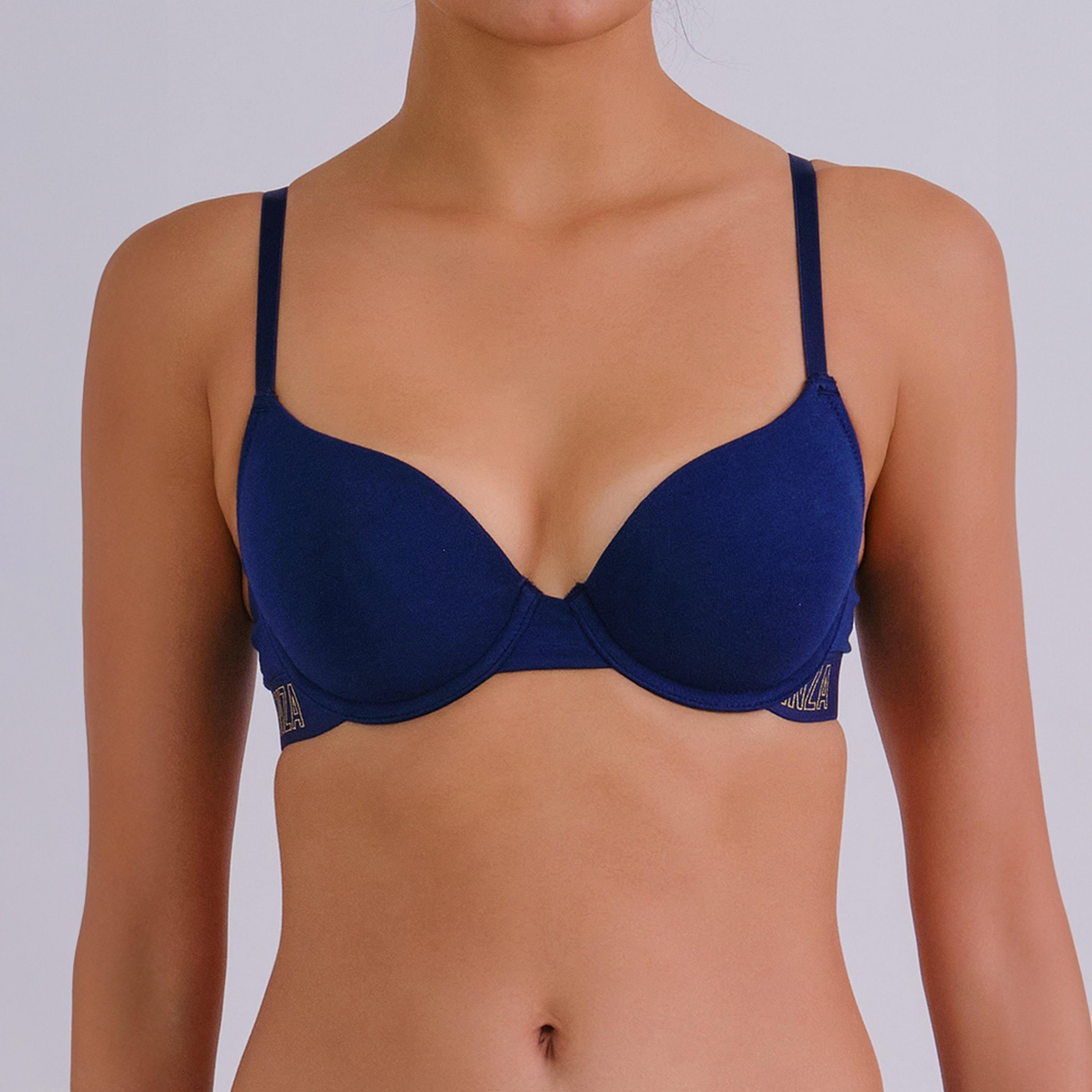 La Senza Everyday Wired Medium Support Padded Women's Demi Bra-women-clothing-lingerie-bras-image-1