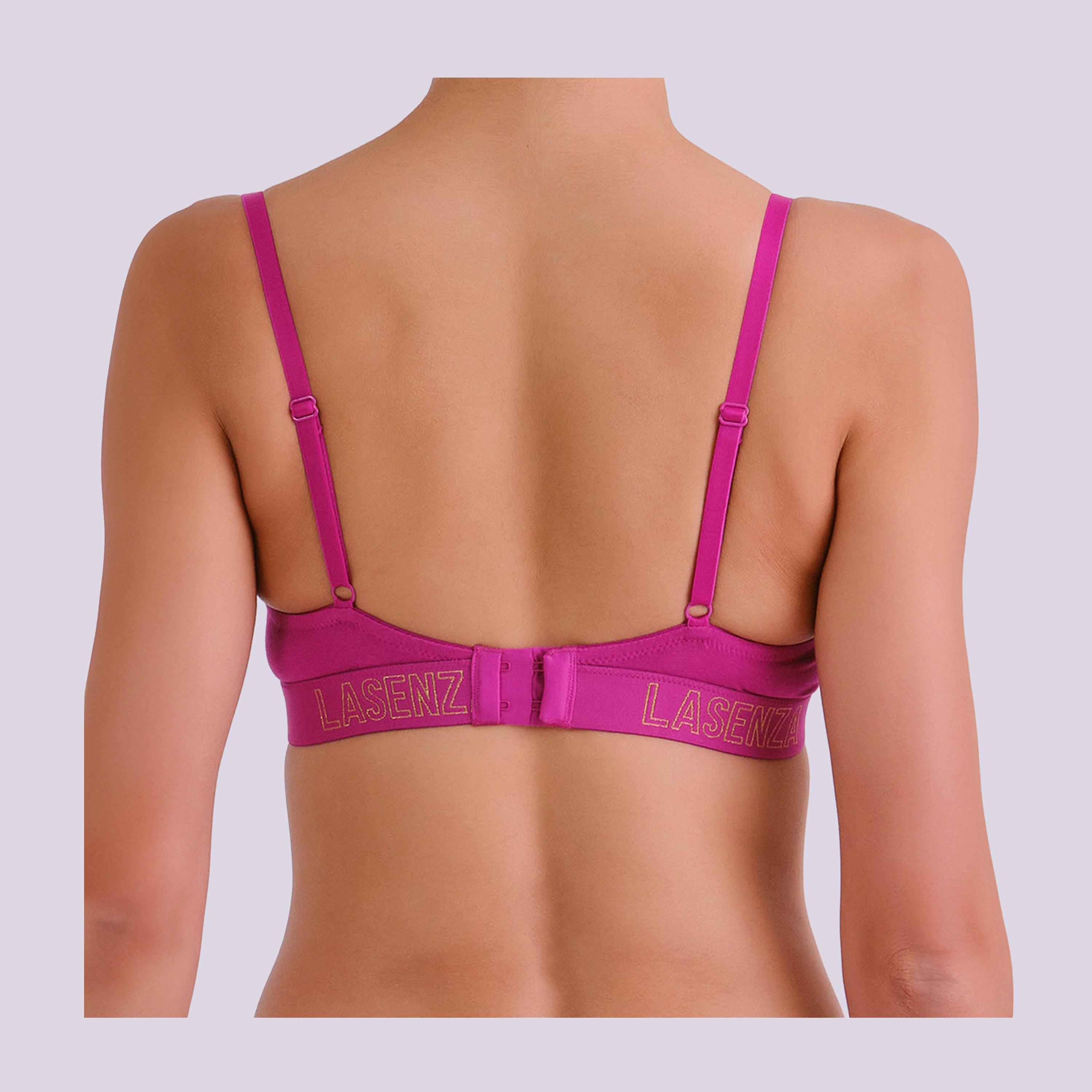 La Senza Everyday Wired Medium Support Padded Women's Demi Bra-women-clothing-lingerie-bras-image-8
