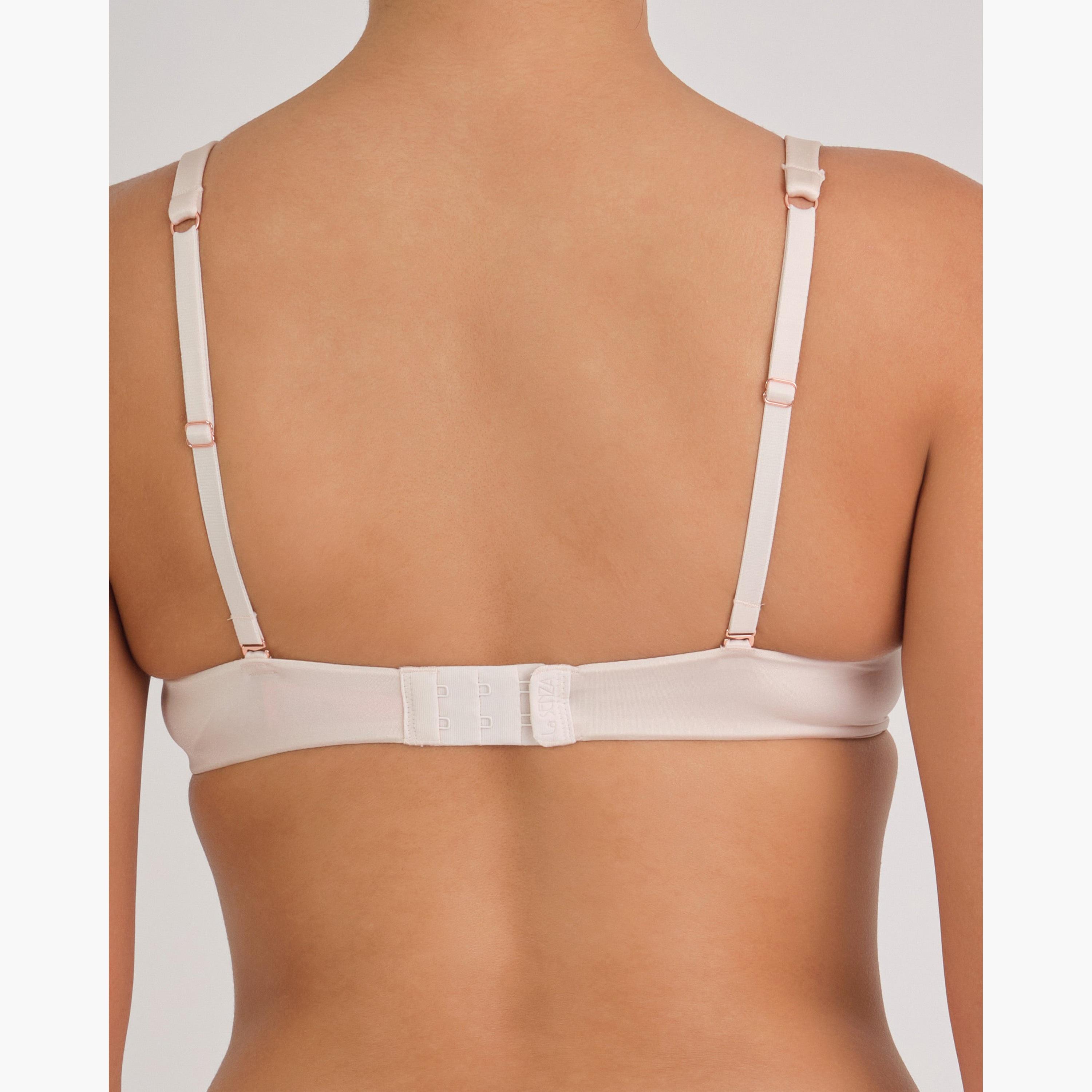 La Senza Micro Sexy White Lace Wired Medium Support Lightly Lined Women's T-Shirt Bra-women-clothing-lingerie-bras-image-3