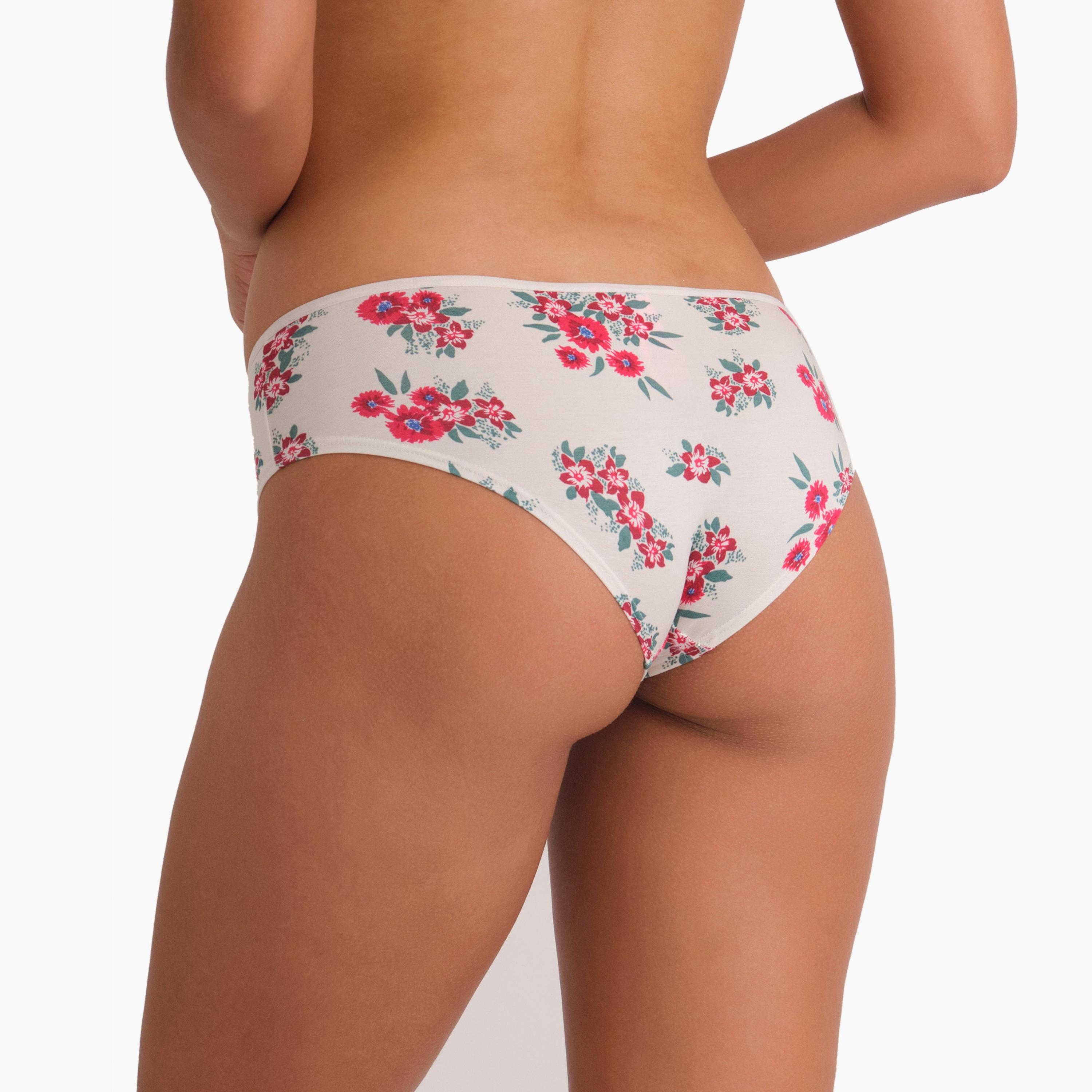 La Senza Ultrasoft Multicolor Floral Full Coverage Women's Hipster Panties-women-clothing-lingerie-panties-image-2