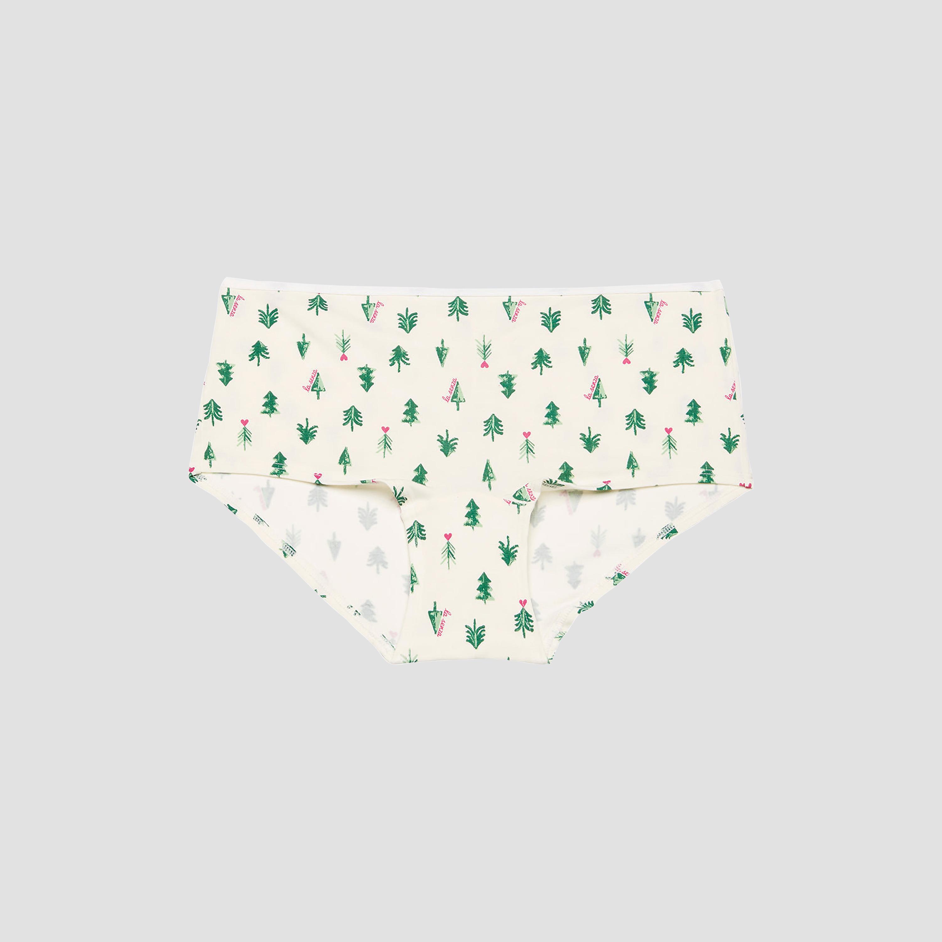 La Senza Trendy Ultrasoft Off White Full Coverage Women's Boyshort Panties-women-clothing-lingerie-panties-image-4