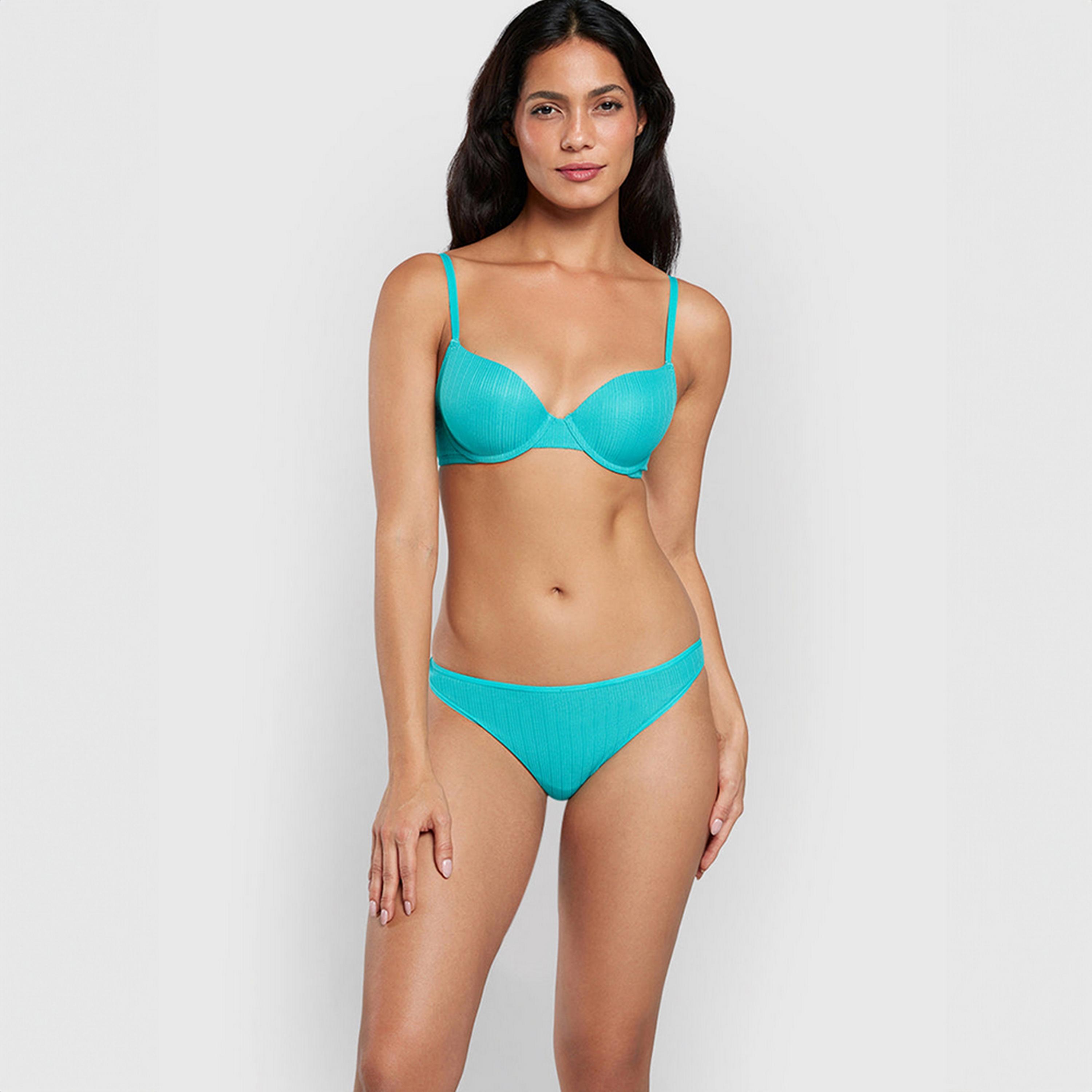 سروال داخلي نسائي بيكيني بتغطية متوسطة، مزخرف ريمكس من لا سنزا-women-clothing-lingerie-panties-image-2