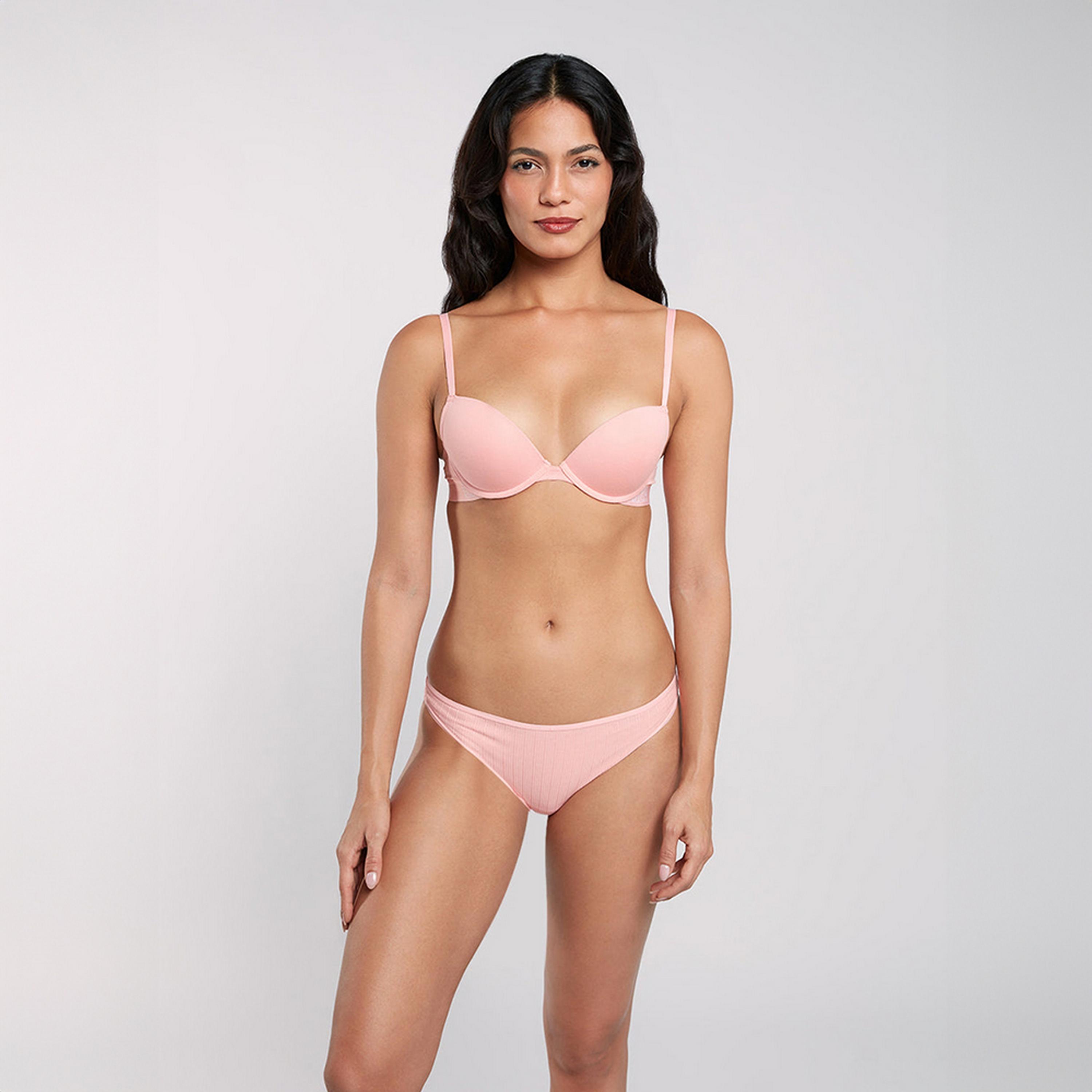 سروال داخلي نسائي بيكيني بتغطية متوسطة، مزخرف ريمكس من لا سنزا-women-clothing-lingerie-panties-image-5