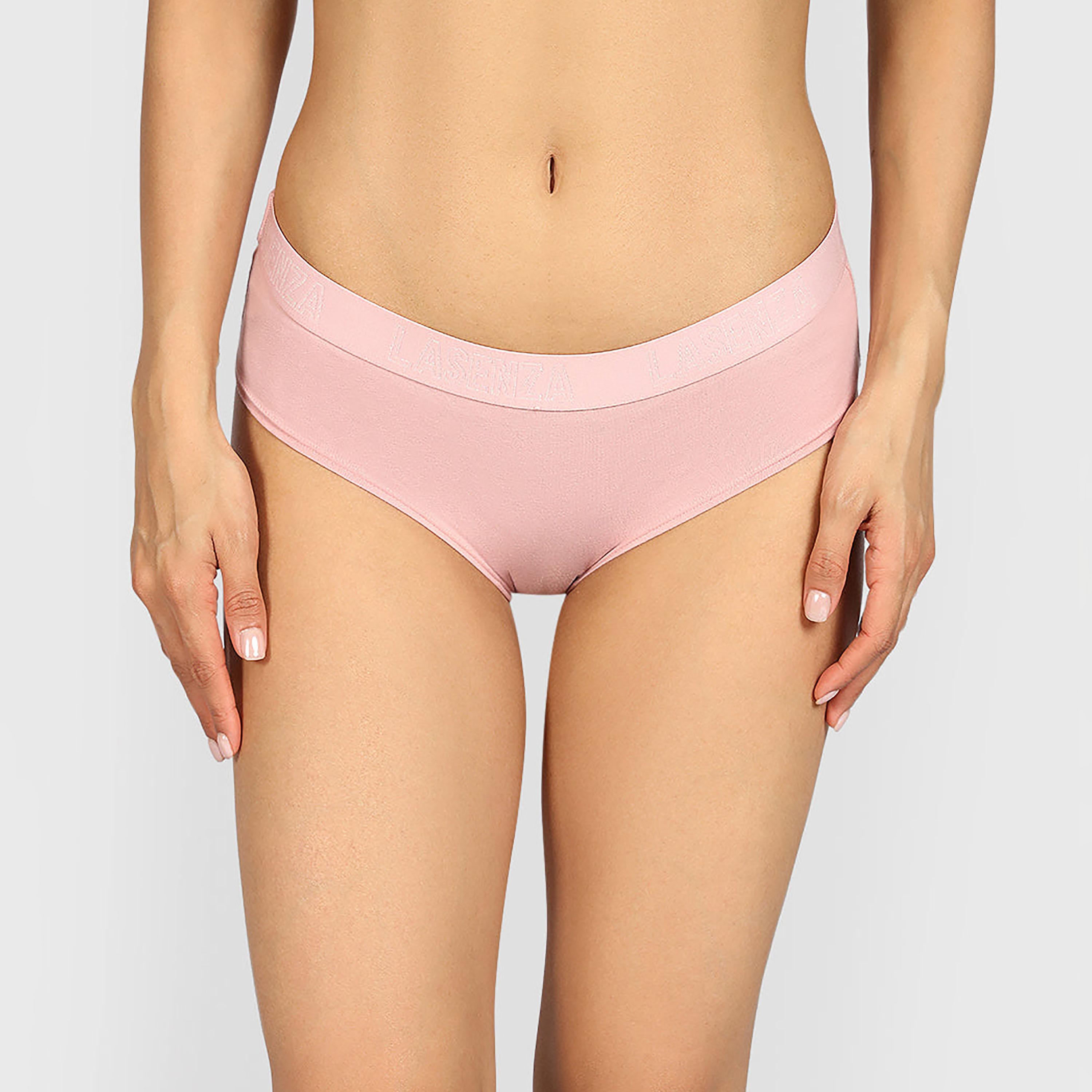 سروال داخلي نسائي هيبيستر قطن بتغطية متوسطة من لا سنزا-women-clothing-lingerie-panties-image-1