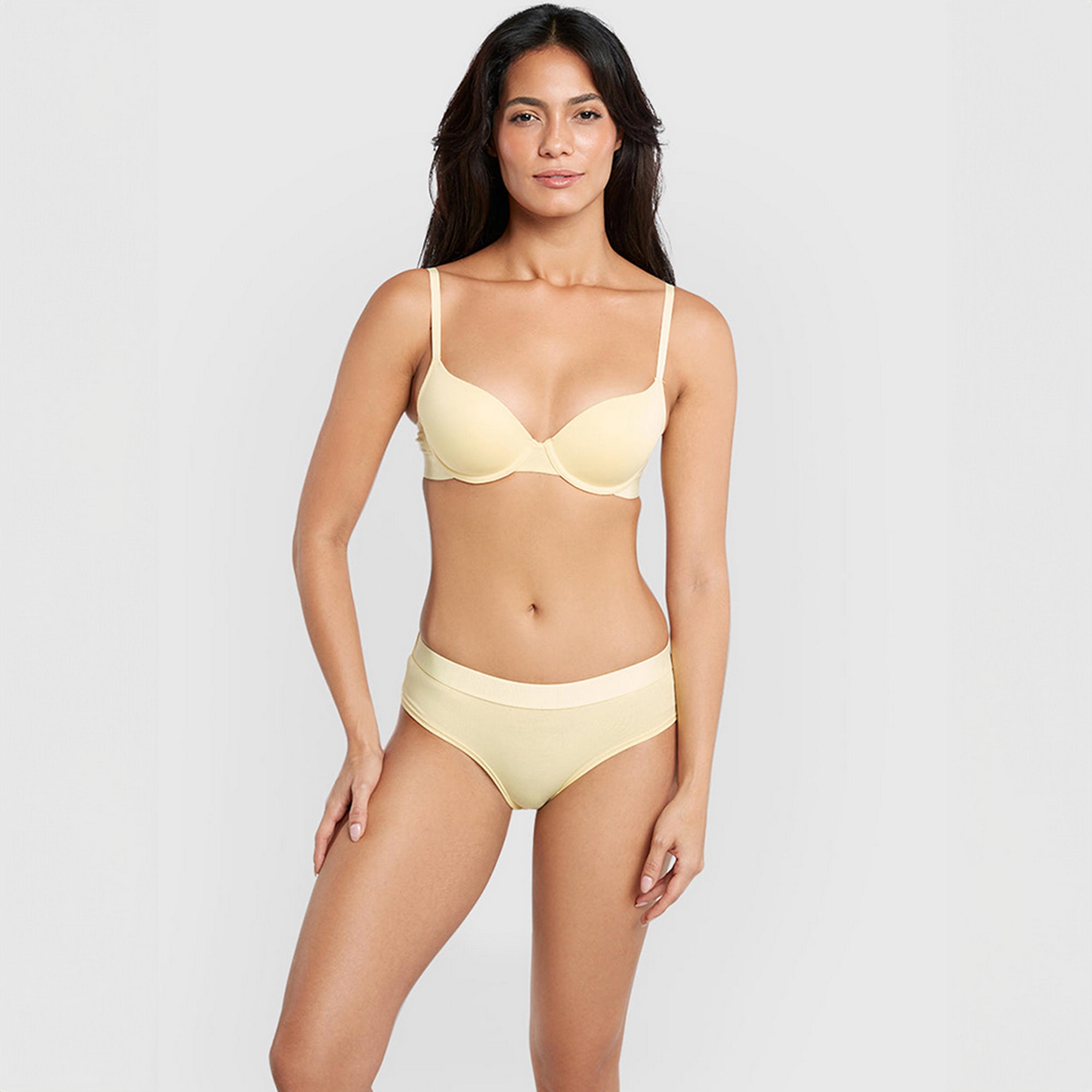 سروال داخلي نسائي هيبيستر قطن بتغطية متوسطة من لا سنزا-women-clothing-lingerie-panties-image-14