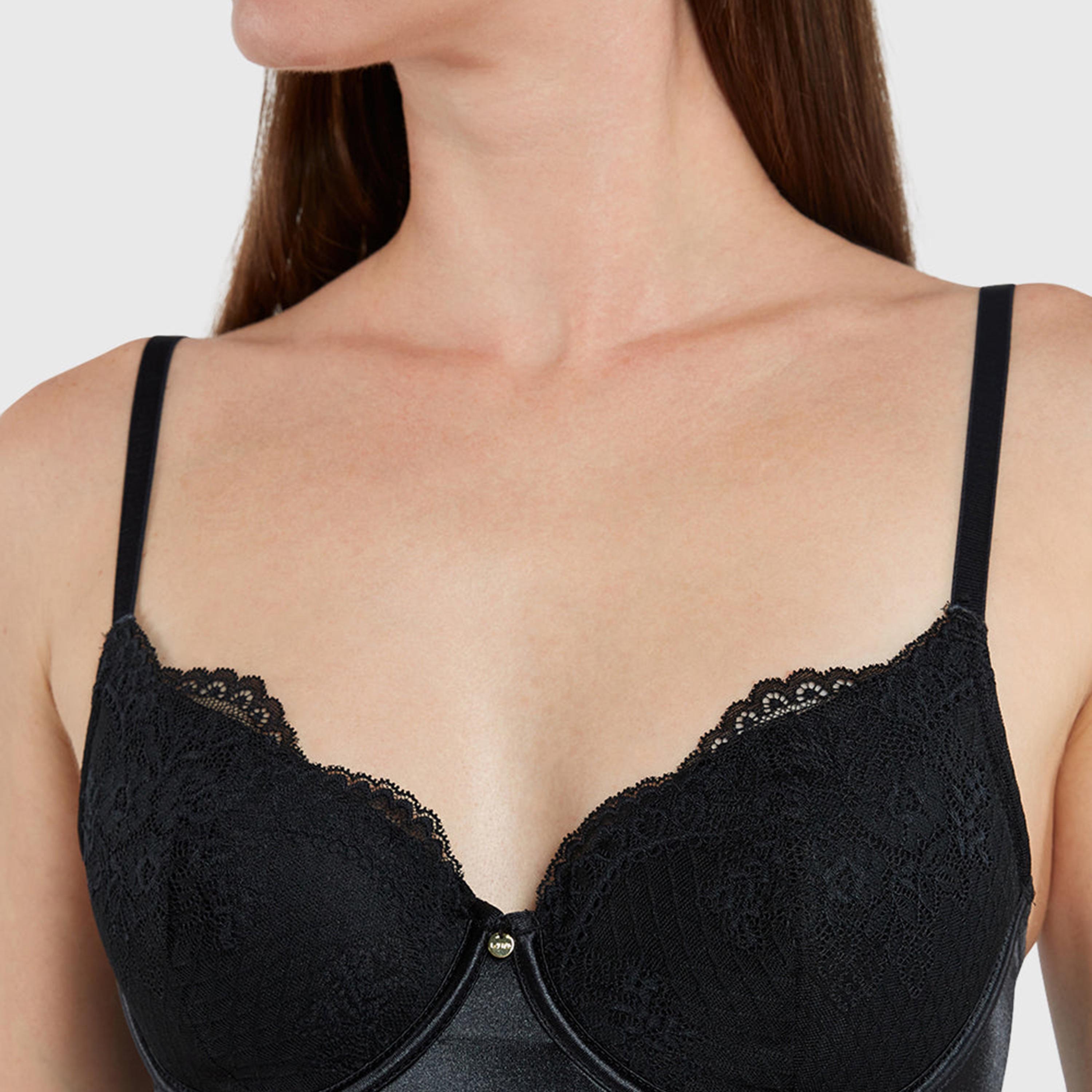 فستان نوم نسائي دانتيل بحمالات رفيعة بدون أكمام من لا سنزا-women-clothing-nightwear-nighties-image-2