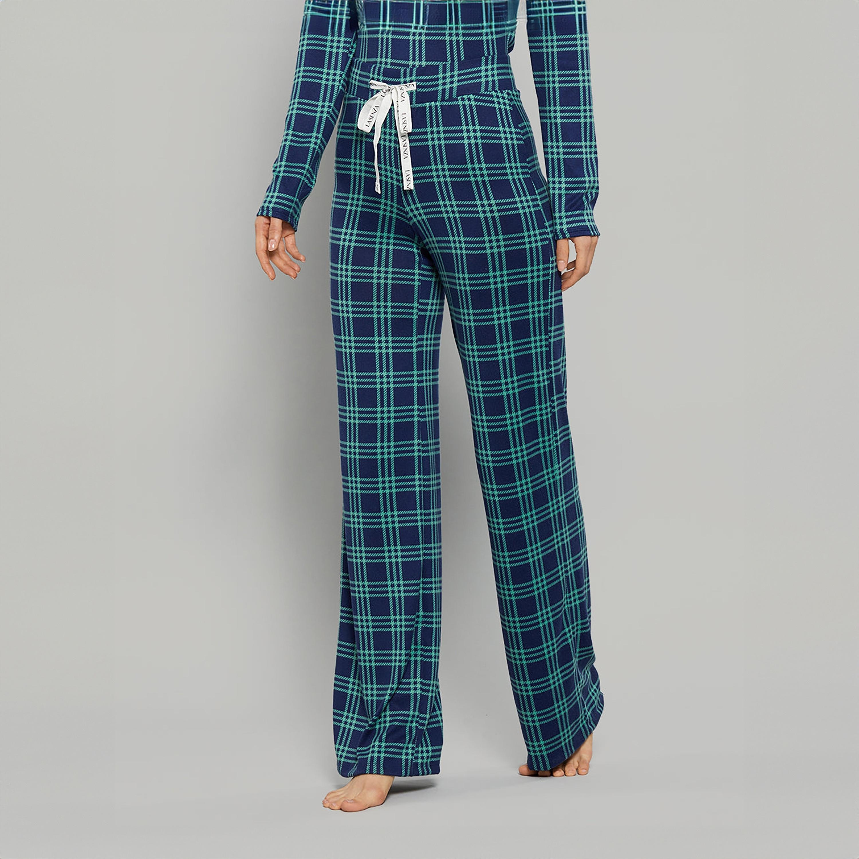 La Senza Checked High-Rise Drawstring Women's Pants-women-clothing-nightwear-pyjamas-bottoms-image-3