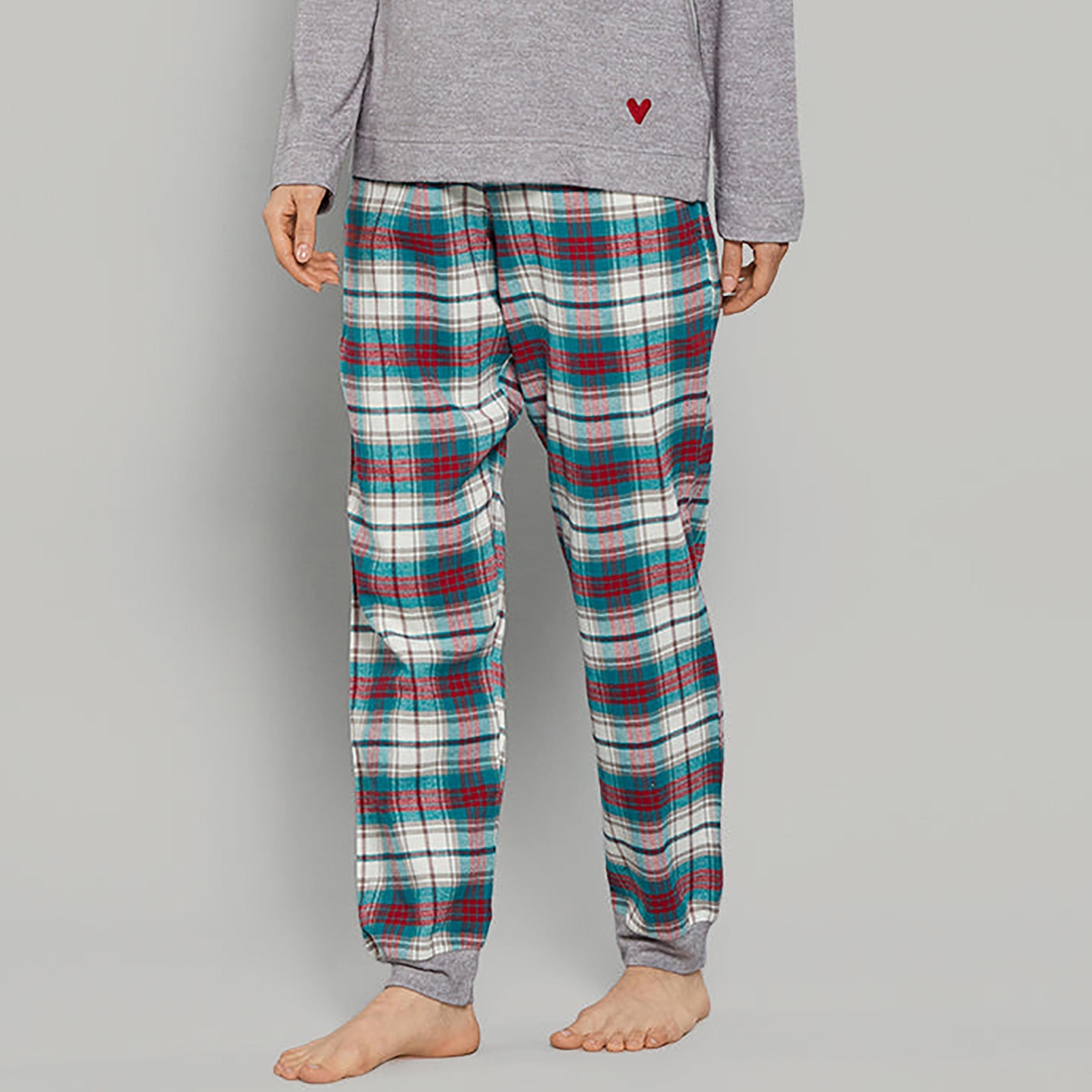 La Senza Women's Pyjama Set of 2 Plain Shirt and Pyjama-women-clothing-nightwear-pyjamas-longsets-image-3