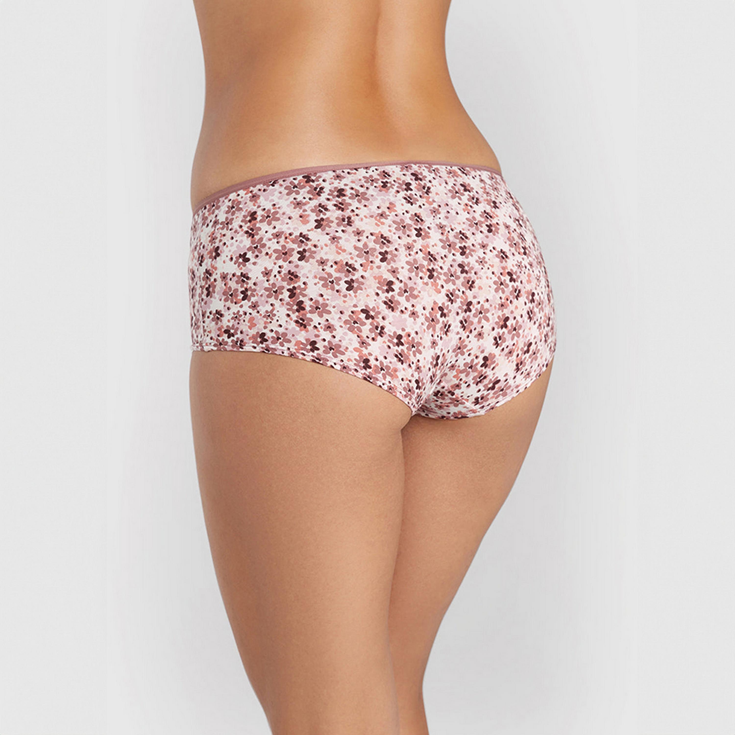 La Senza Ultrasoft Multicolour Modal Printed Full Coverage Women's Boyshorts-women-clothing-lingerie-panties-image-3