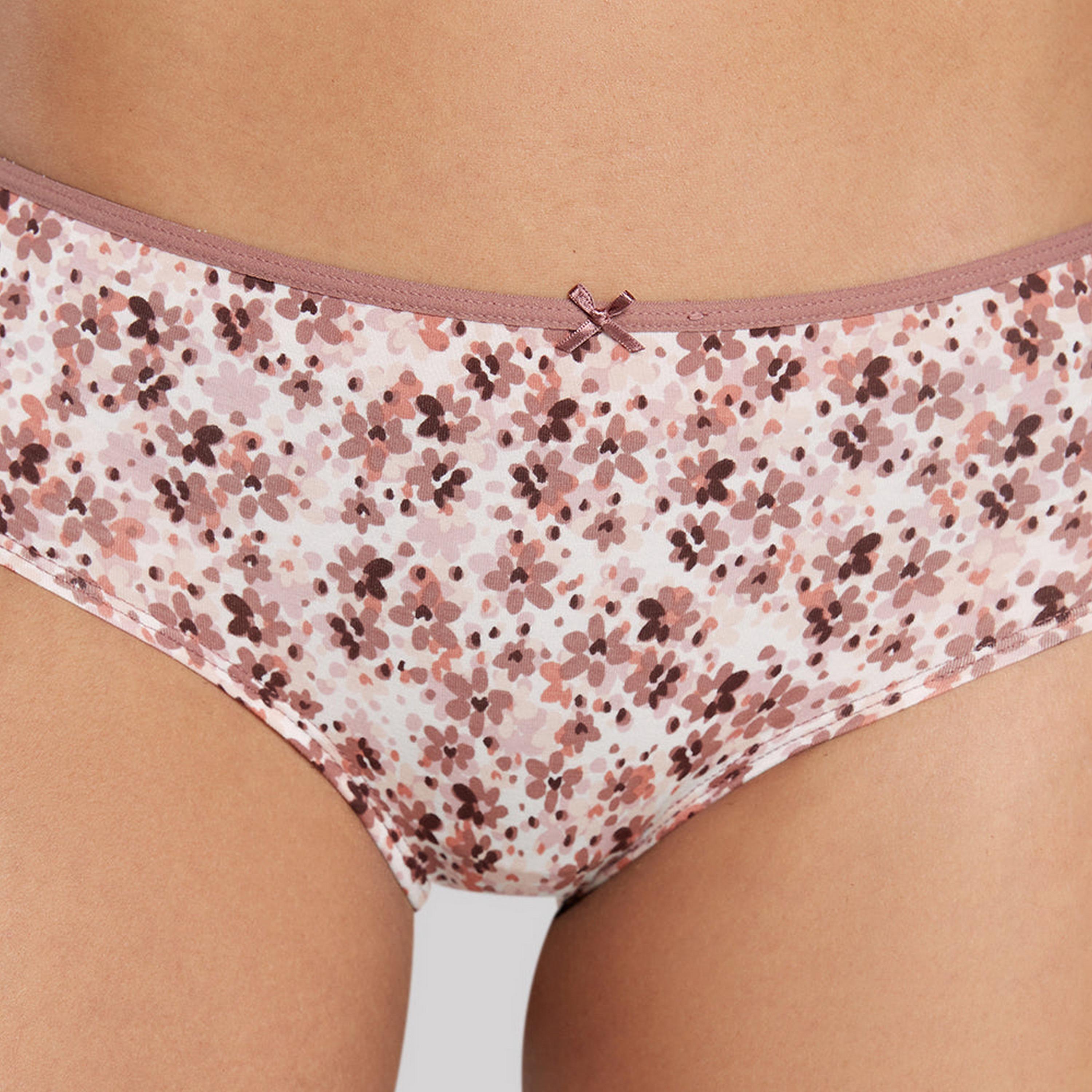 La Senza Ultrasoft Multicolour Modal Printed Medium Coverage Women's Hipster Panties-women-clothing-lingerie-panties-image-4