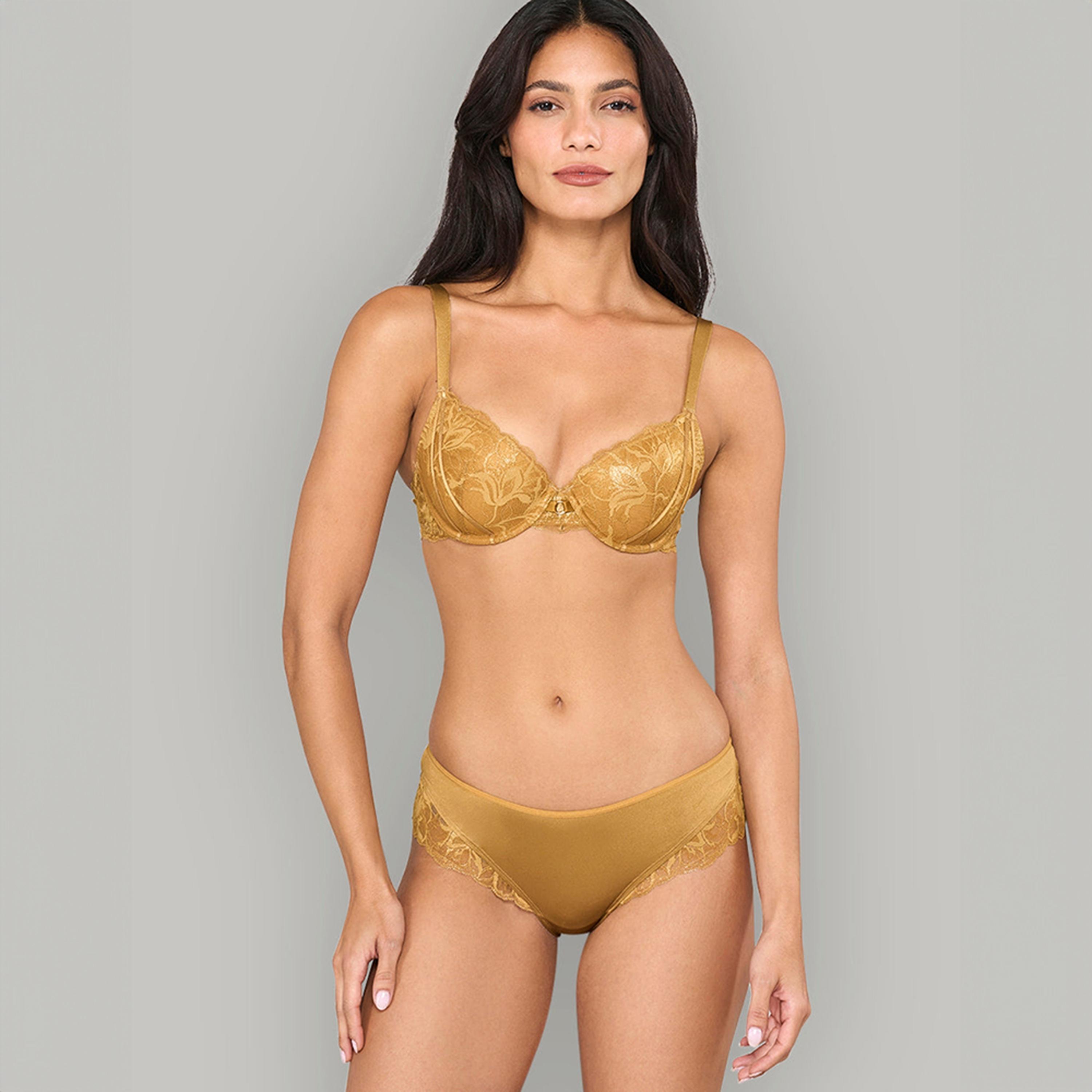 La Senza So Sexy Lace Wired Medium Support Lightly Lined Women's Demi Bra-women-clothing-lingerie-bras-image-2