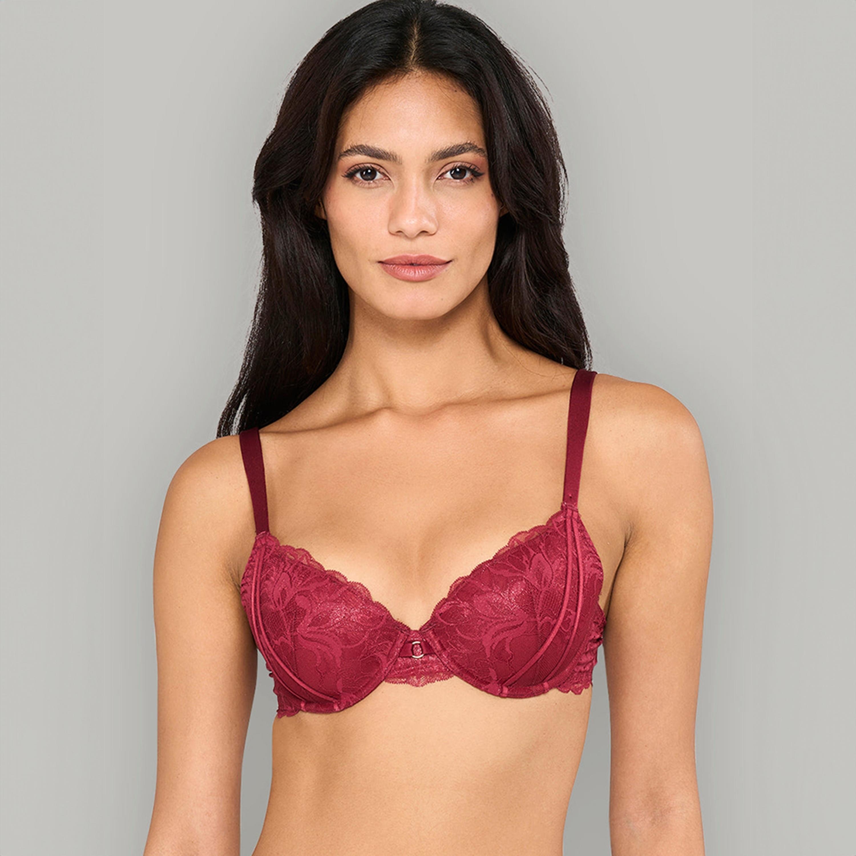 La Senza So Sexy Lace Wired Medium Support Lightly Lined Women's Demi Bra-women-clothing-lingerie-bras-image-5