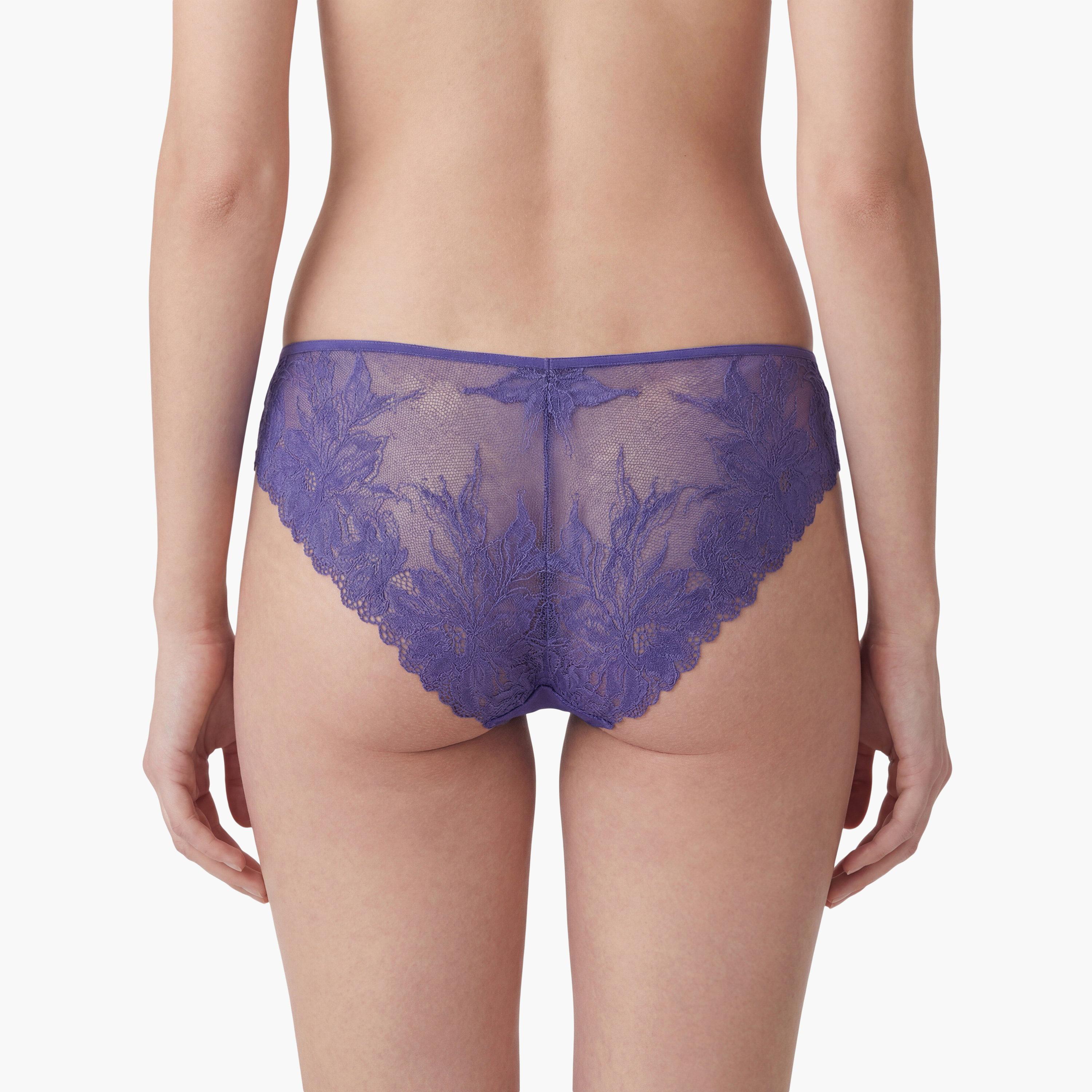 سروال داخلي نسائي "هيبستر" تغطية متوسطة "ديفا" - أرجواني من لا سنزا-women-clothing-lingerie-panties-image-3
