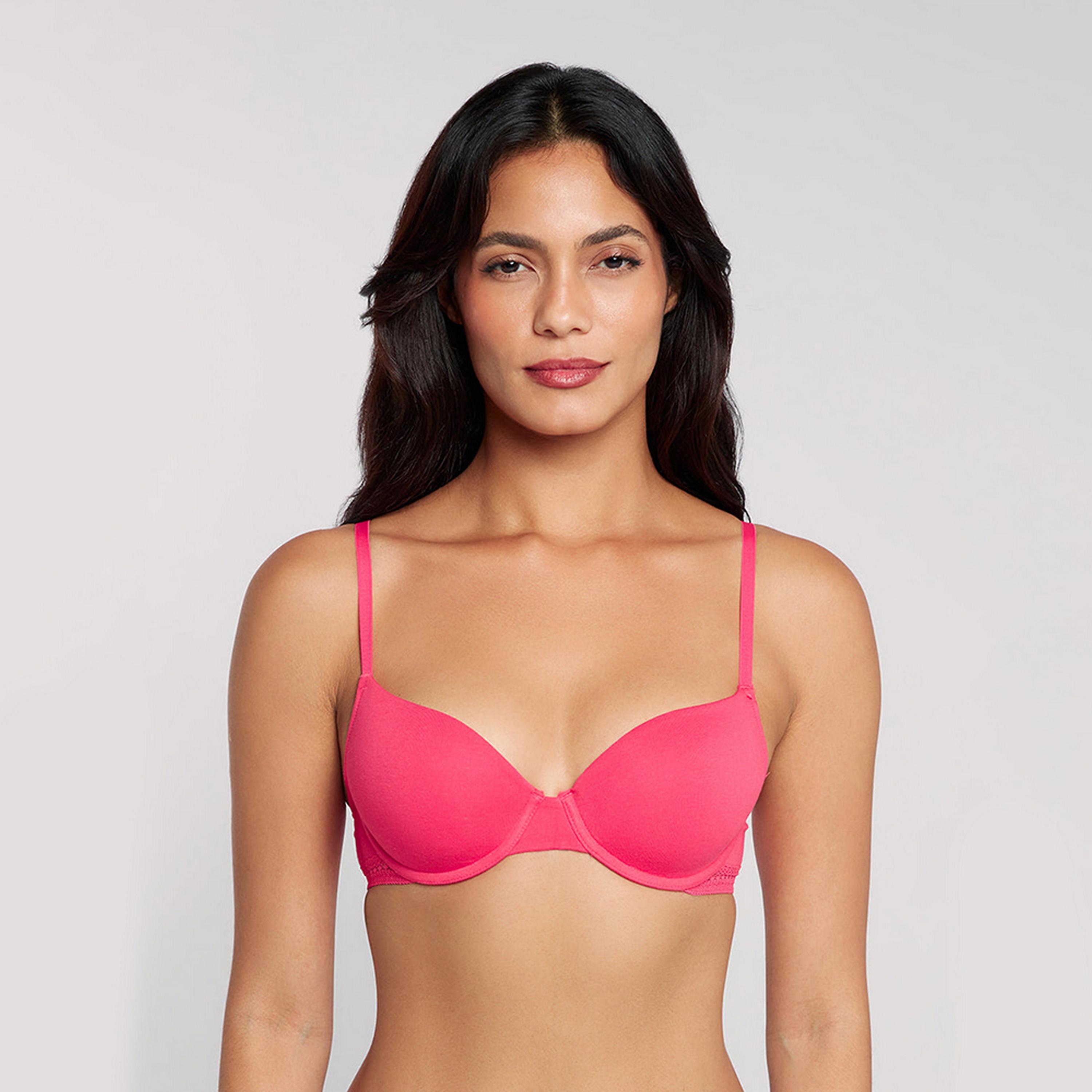 حمالة صدر نسائية ديمي بأسلاك وداعمة متوسطة ومبطنة بشكل خفيف، ريمكس من لا سنزا-women-clothing-lingerie-bras-image-1