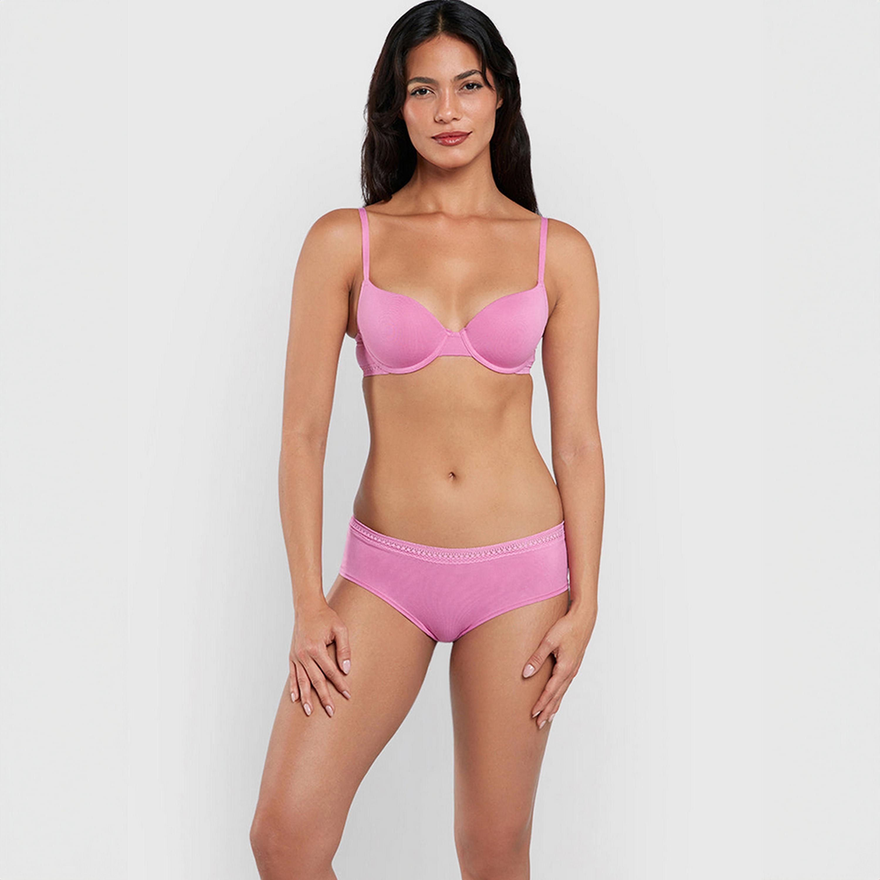 سروال داخلي نسائي هيبيستر قطن بتغطية متوسطة ريمكس من لا سنزا-women-clothing-lingerie-panties-image-22