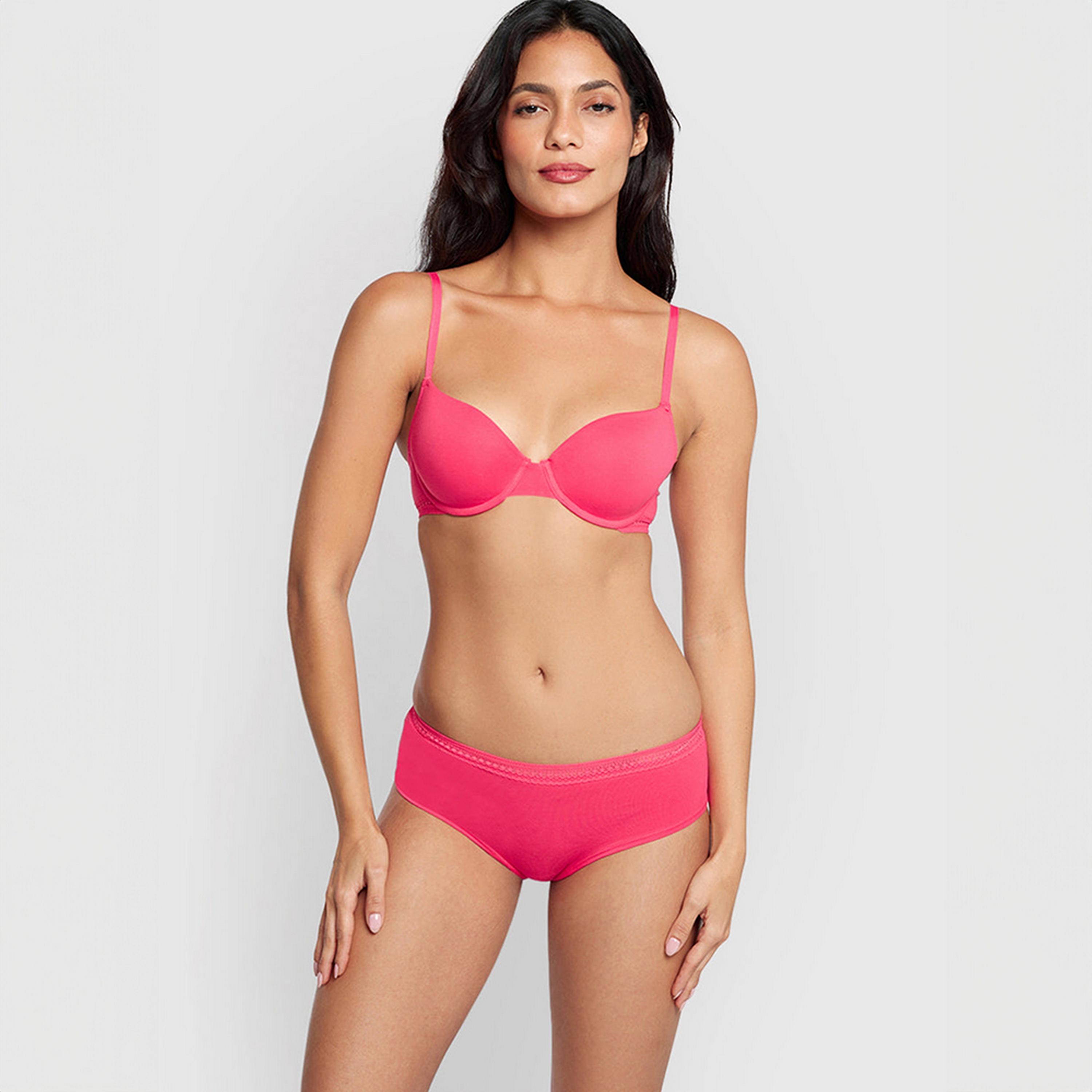 سروال داخلي نسائي هيبيستر قطن بتغطية متوسطة ريمكس من لا سنزا-women-clothing-lingerie-panties-image-2