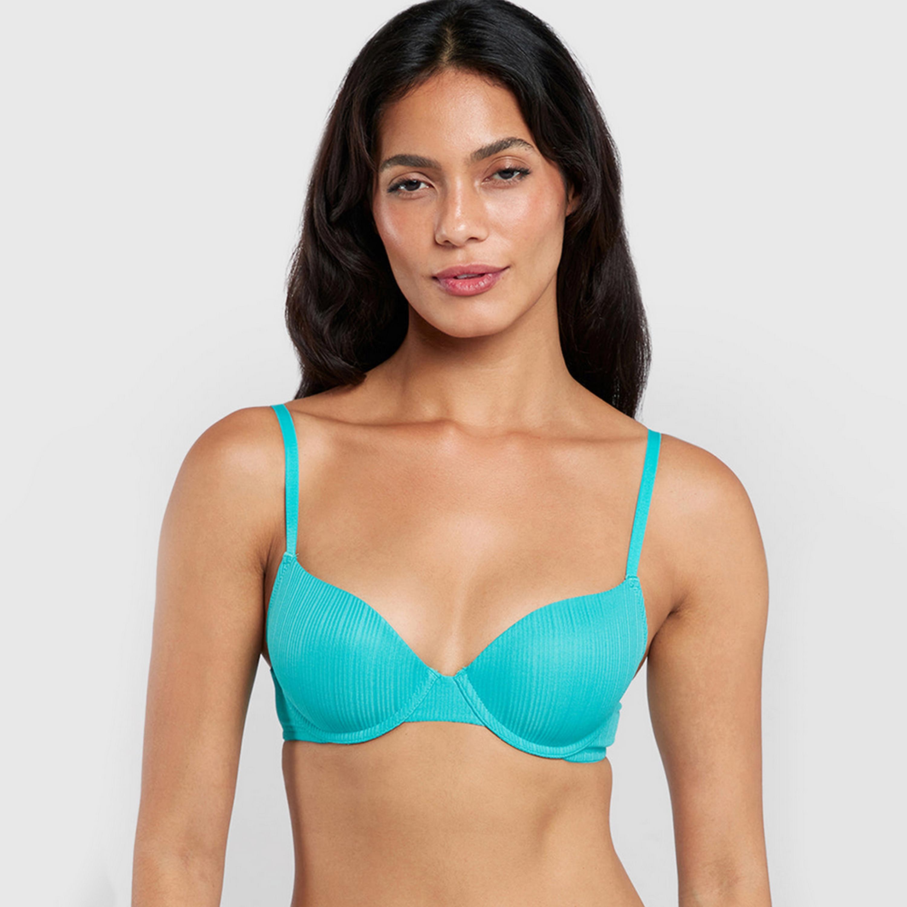 حمالة صدر نسائية ديمي بأسلاك وداعمة متوسطة ومبطنة بشكل خفيف ريمكس من لا سنزا-women-clothing-lingerie-bras-image-1