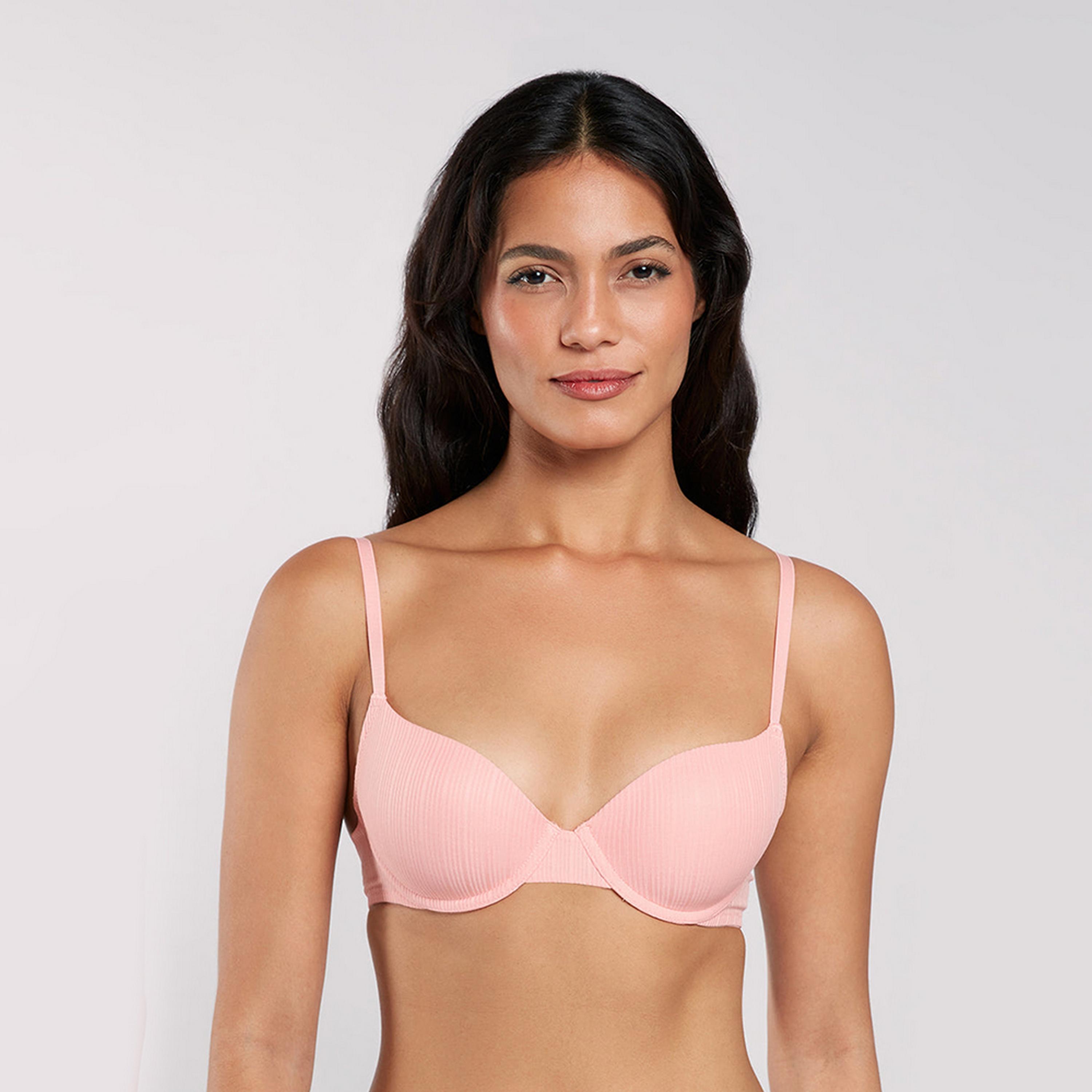 حمالة صدر نسائية ديمي بأسلاك وداعمة متوسطة ومبطنة بشكل خفيف ريمكس من لا سنزا-women-clothing-lingerie-bras-image-5