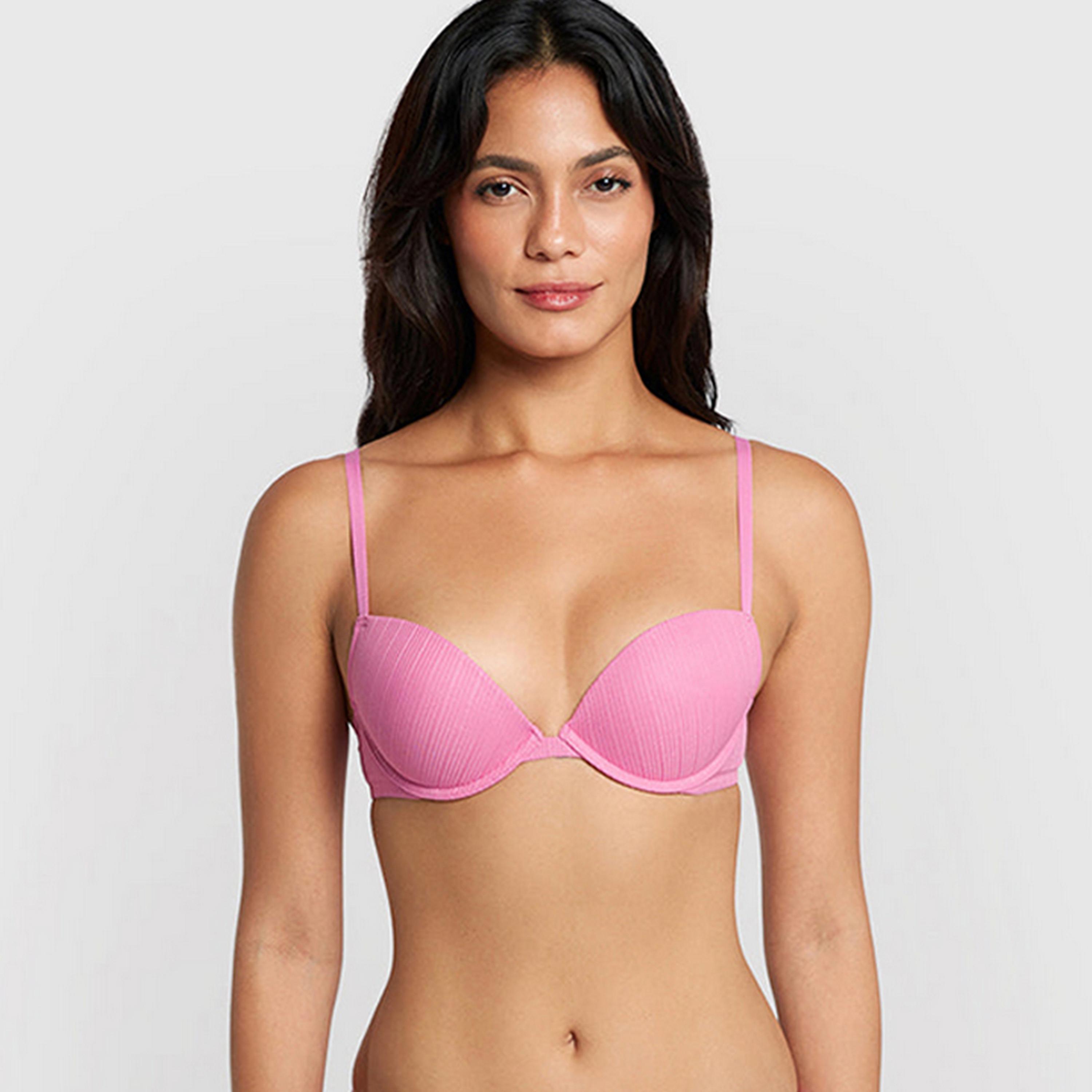 حمالة صدر نسائية بوش أب بأسلاك وداعمة متوسطة ومبطنة ريمكس من لا سنزا-women-clothing-lingerie-bras-image-9