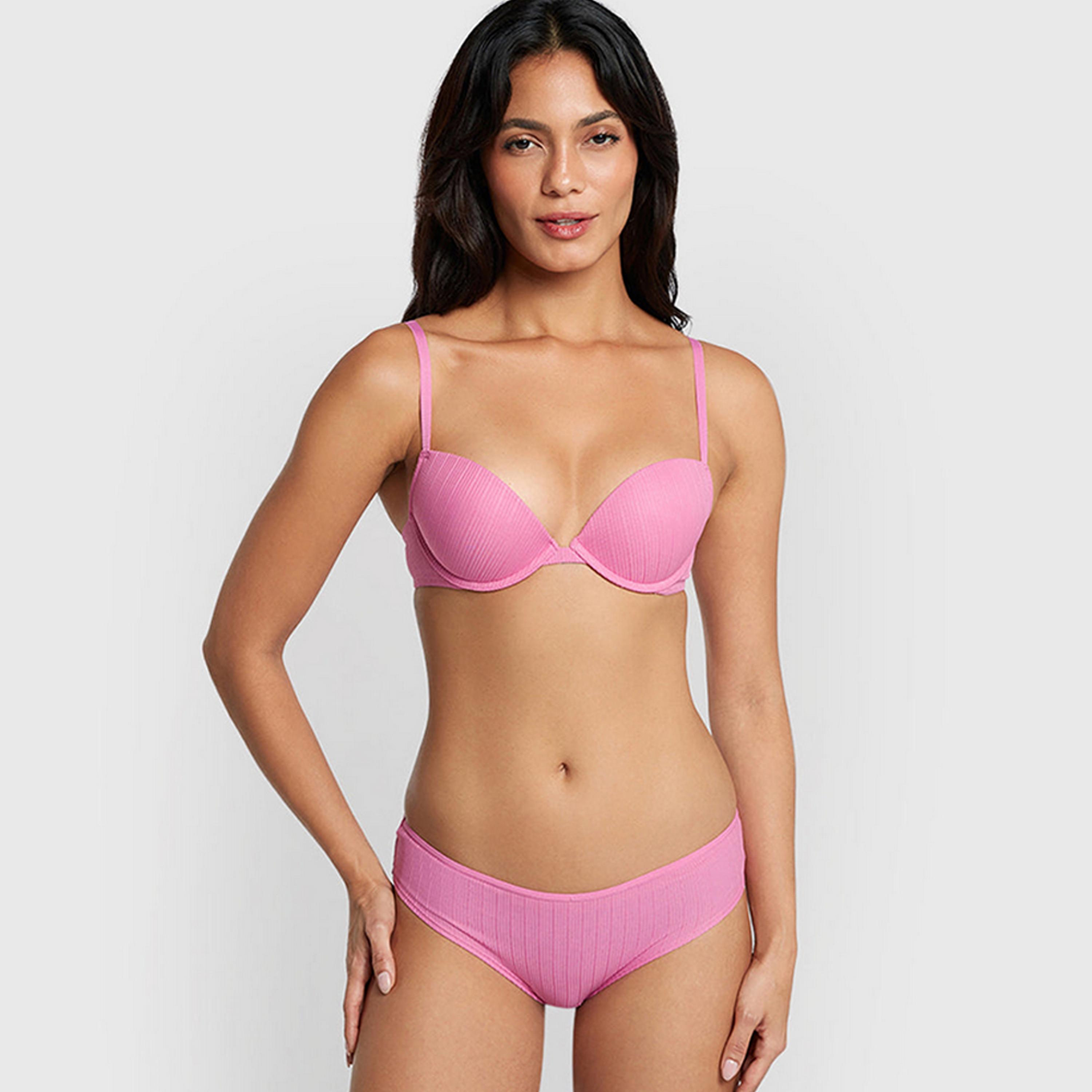 حمالة صدر نسائية بوش أب بأسلاك وداعمة متوسطة ومبطنة ريمكس من لا سنزا-women-clothing-lingerie-bras-image-11