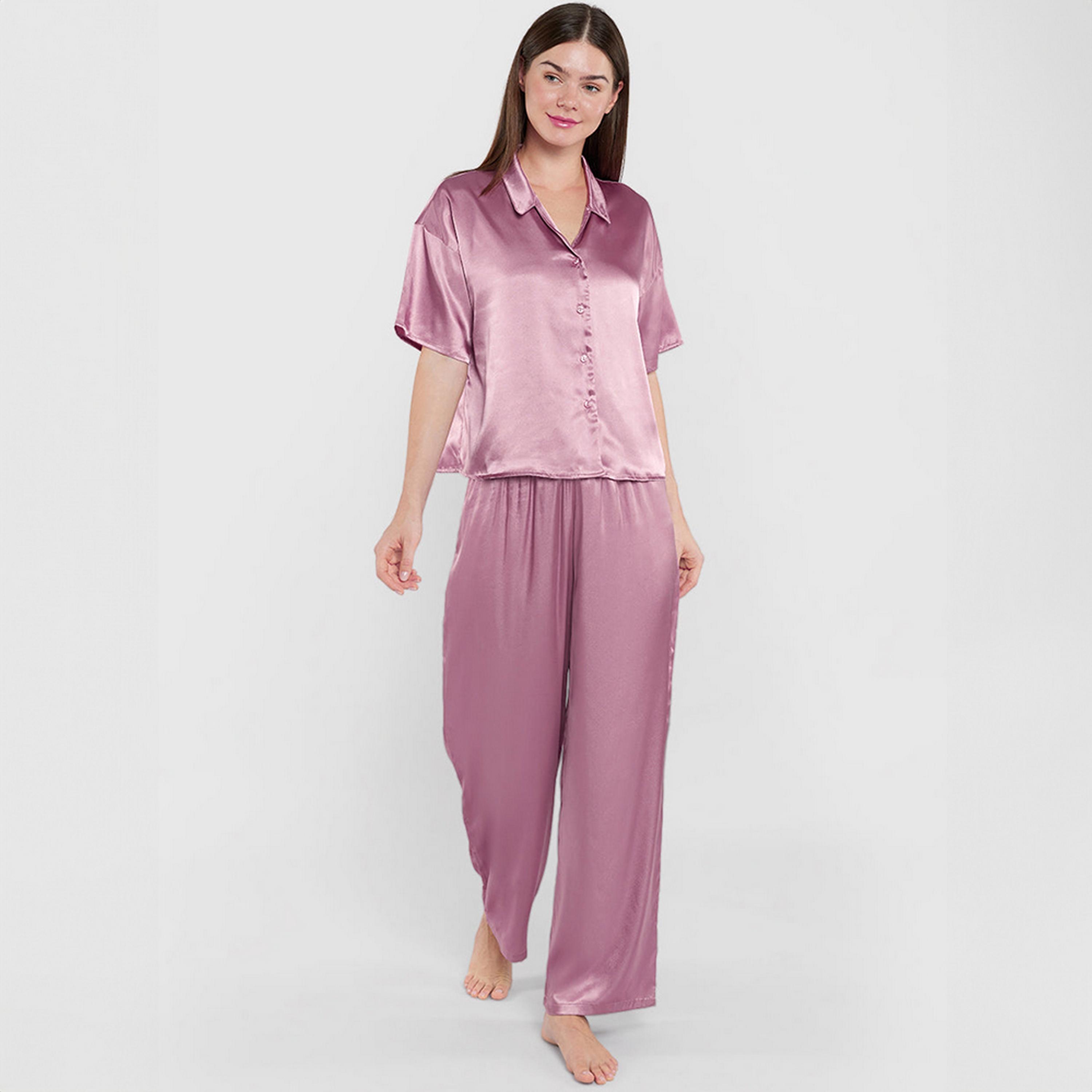 La Senza High-Rise Drawstring Women's Pyjamas-women-clothing-nightwear-pyjamas-bottoms-image-4