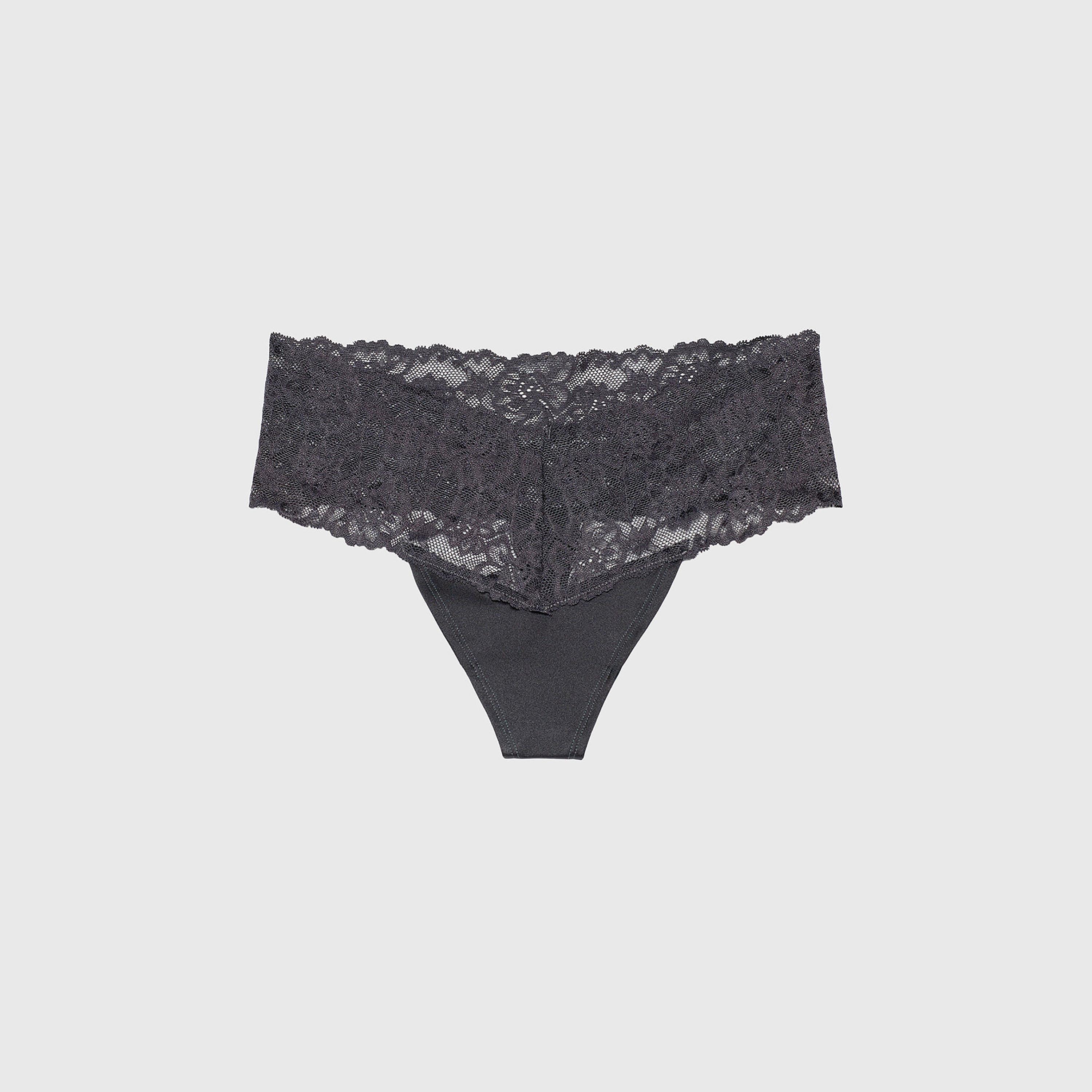 ملابس داخلية نسائية ثونغ تغطية منخفضة دانتيل مثير من لا سينزا-women-clothing-lingerie-panties-image-6