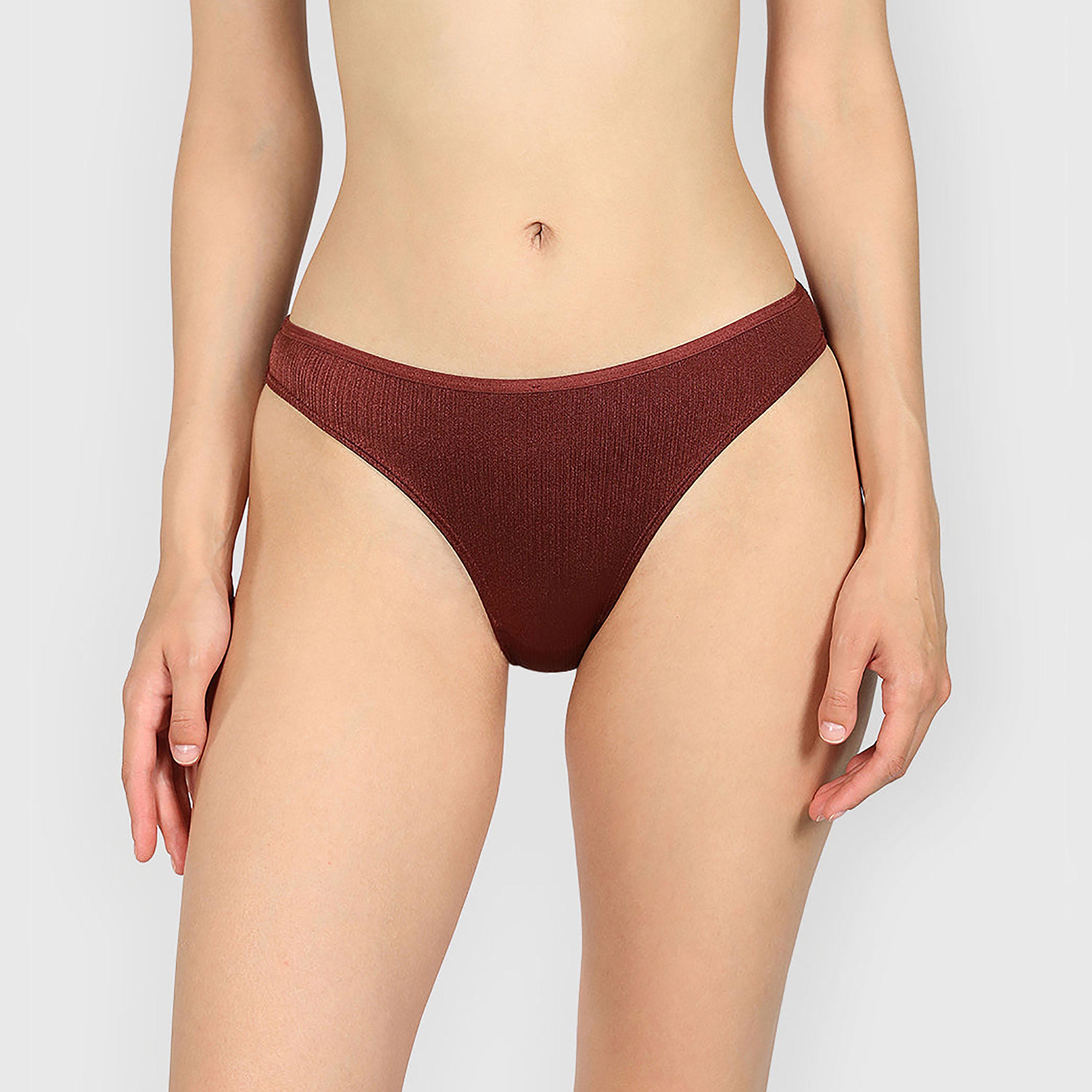 ملابس داخلية نسائية تشيكي تغطية متوسطة مايكرو من لا سينزا-women-clothing-lingerie-panties-image-17