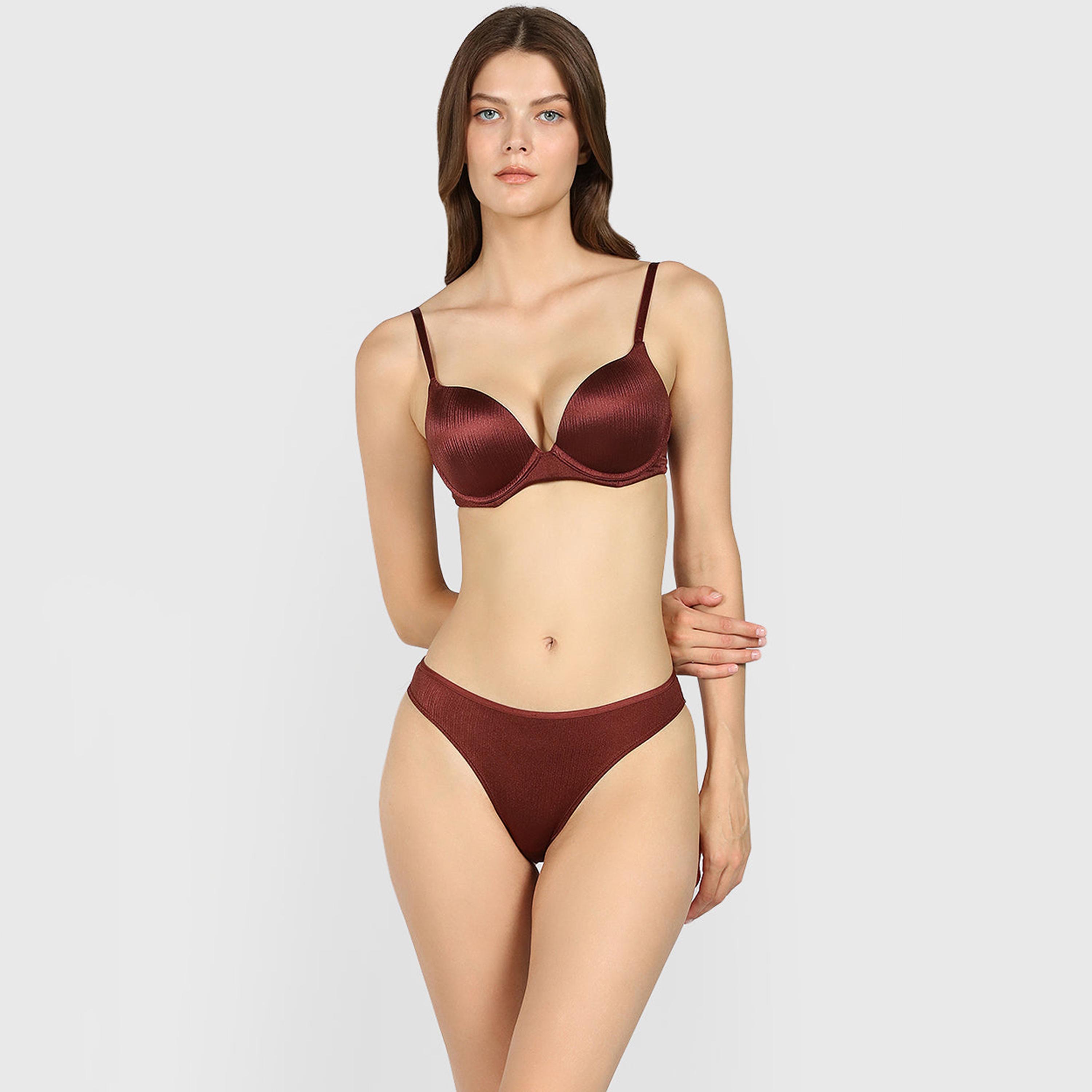 ملابس داخلية نسائية تشيكي تغطية متوسطة مايكرو من لا سينزا-women-clothing-lingerie-panties-image-18