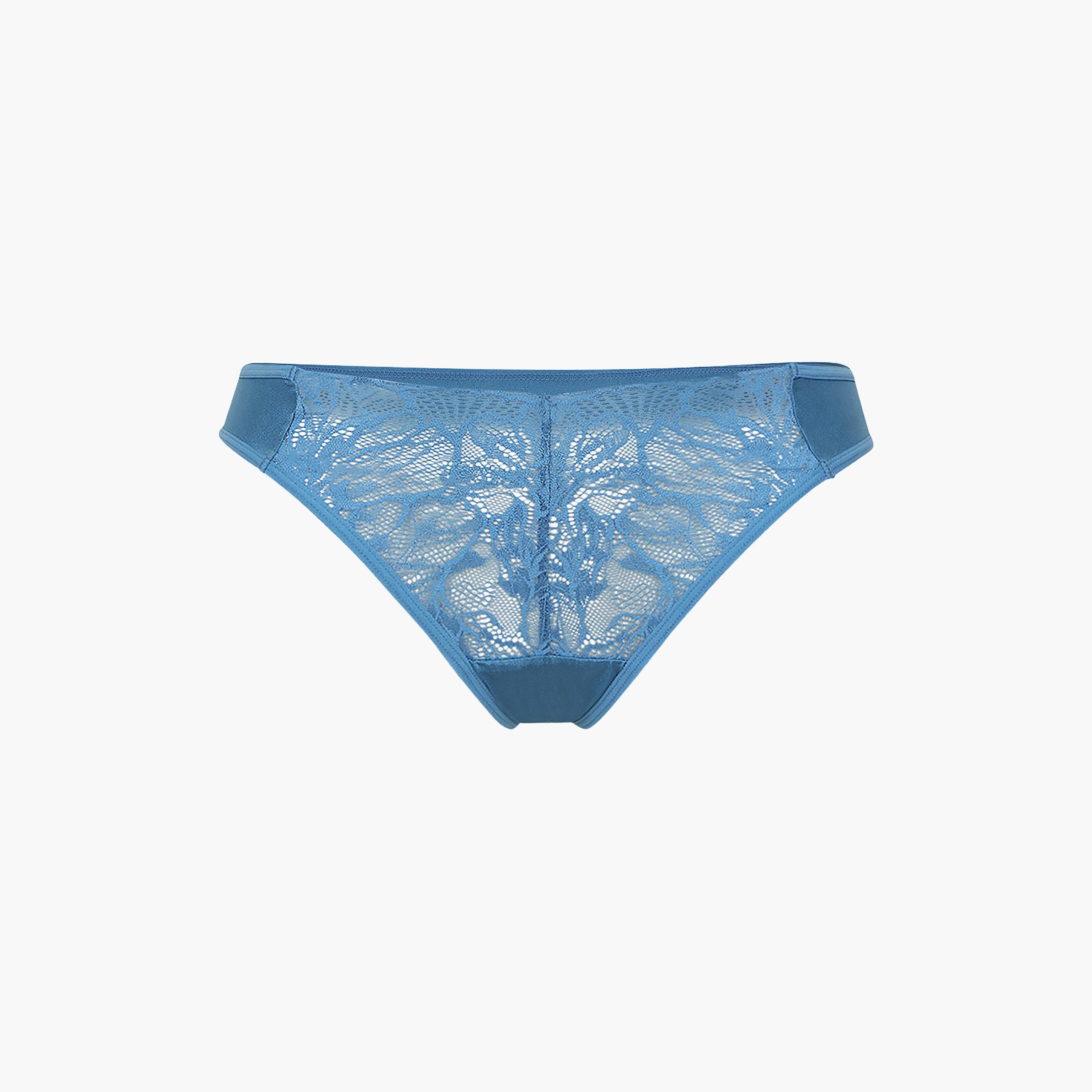 La Senza Sexy Diva Micro Blue Low Coverage Women's Thong Panties-women-clothing-lingerie-panties-image-4