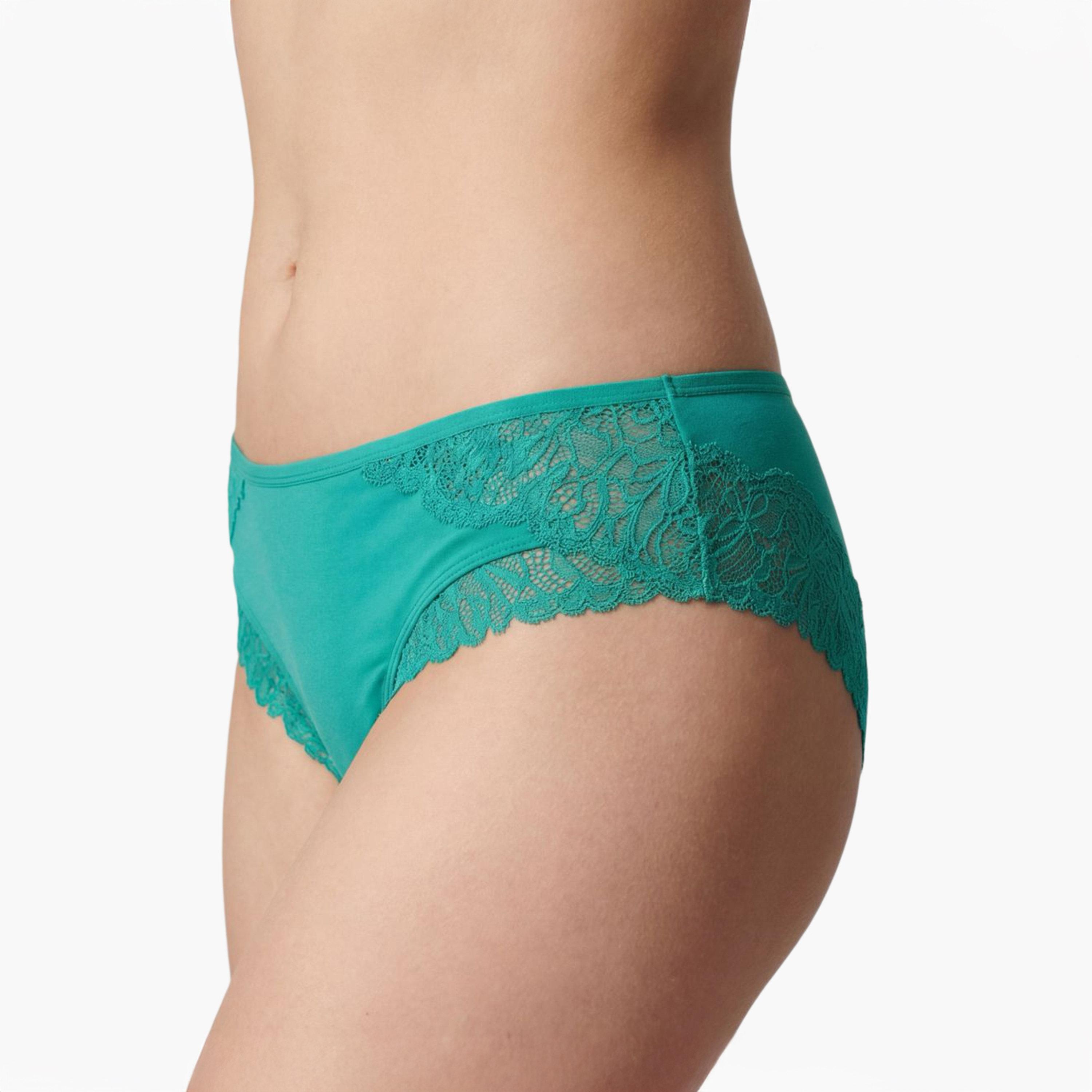 ملابس داخلية نسائية تشيكي تغطية متوسطة دانتيل مايكرو ديفا من لا سينزا-women-clothing-lingerie-panties-image-10