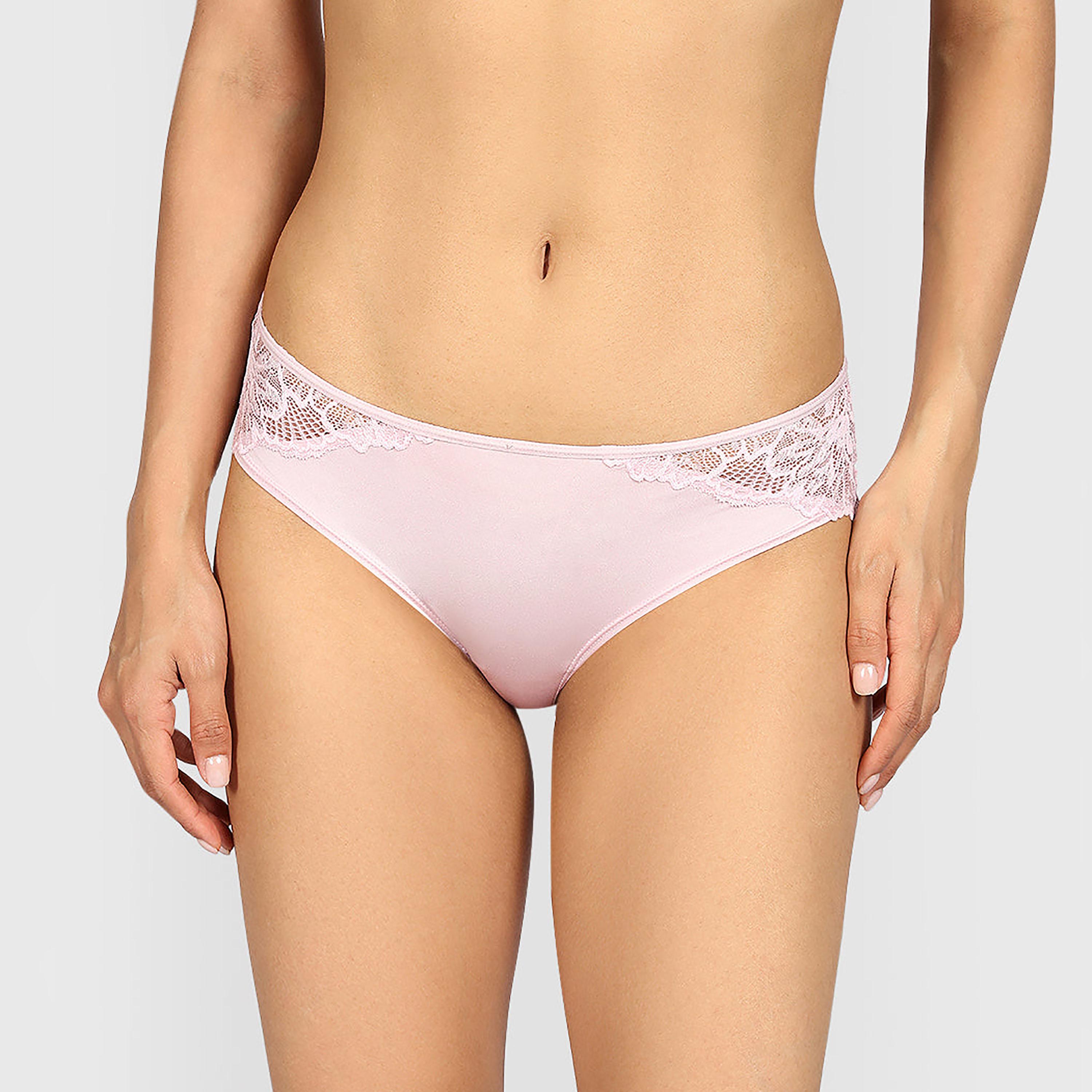 ملابس داخلية نسائية تشيكي تغطية متوسطة دانتيل مايكرو ديفا من لا سينزا-women-clothing-lingerie-panties-image-1