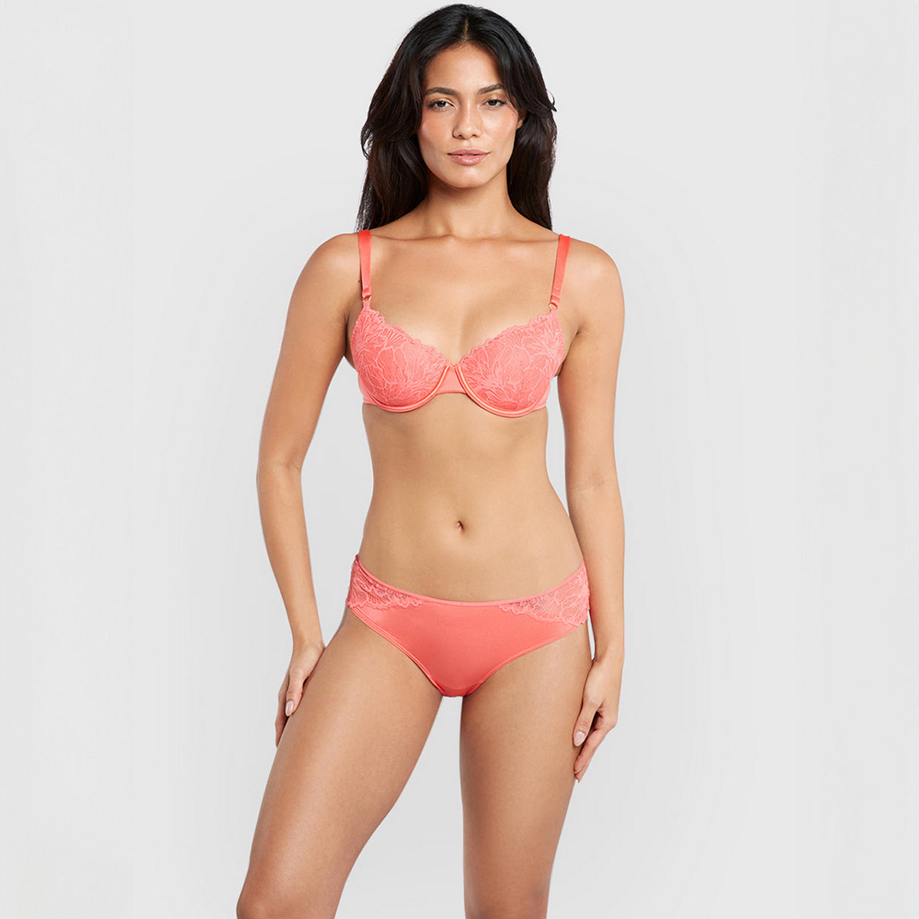 سروال داخلي نسائي تشيكي دانتيل بتغطية متوسطة "ديفا" من لا سنزا-women-clothing-lingerie-panties-image-6