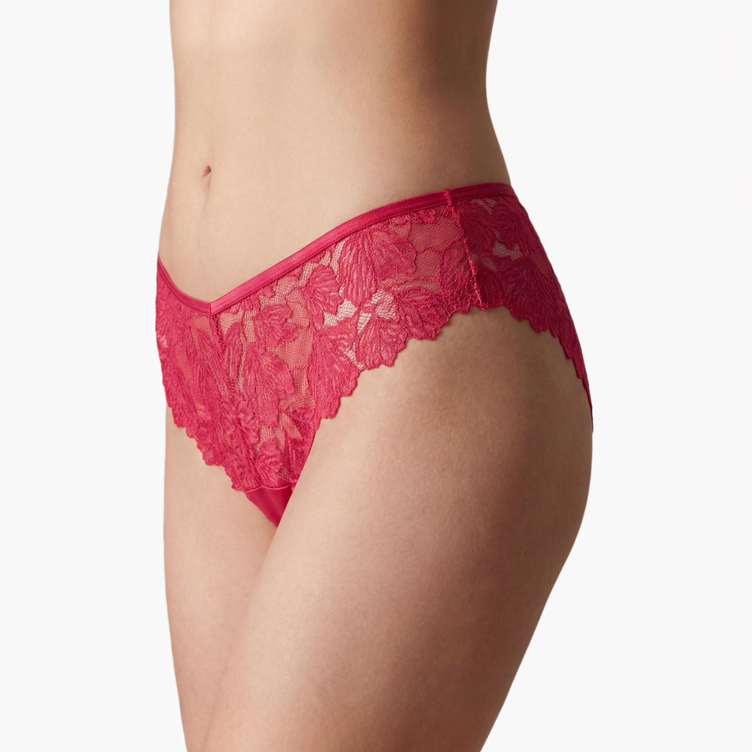 سروال داخلي نسائي تشيكي دانتيل بتغطية متوسطة "ديفا" من لا سنزا-women-clothing-lingerie-panties-image-31