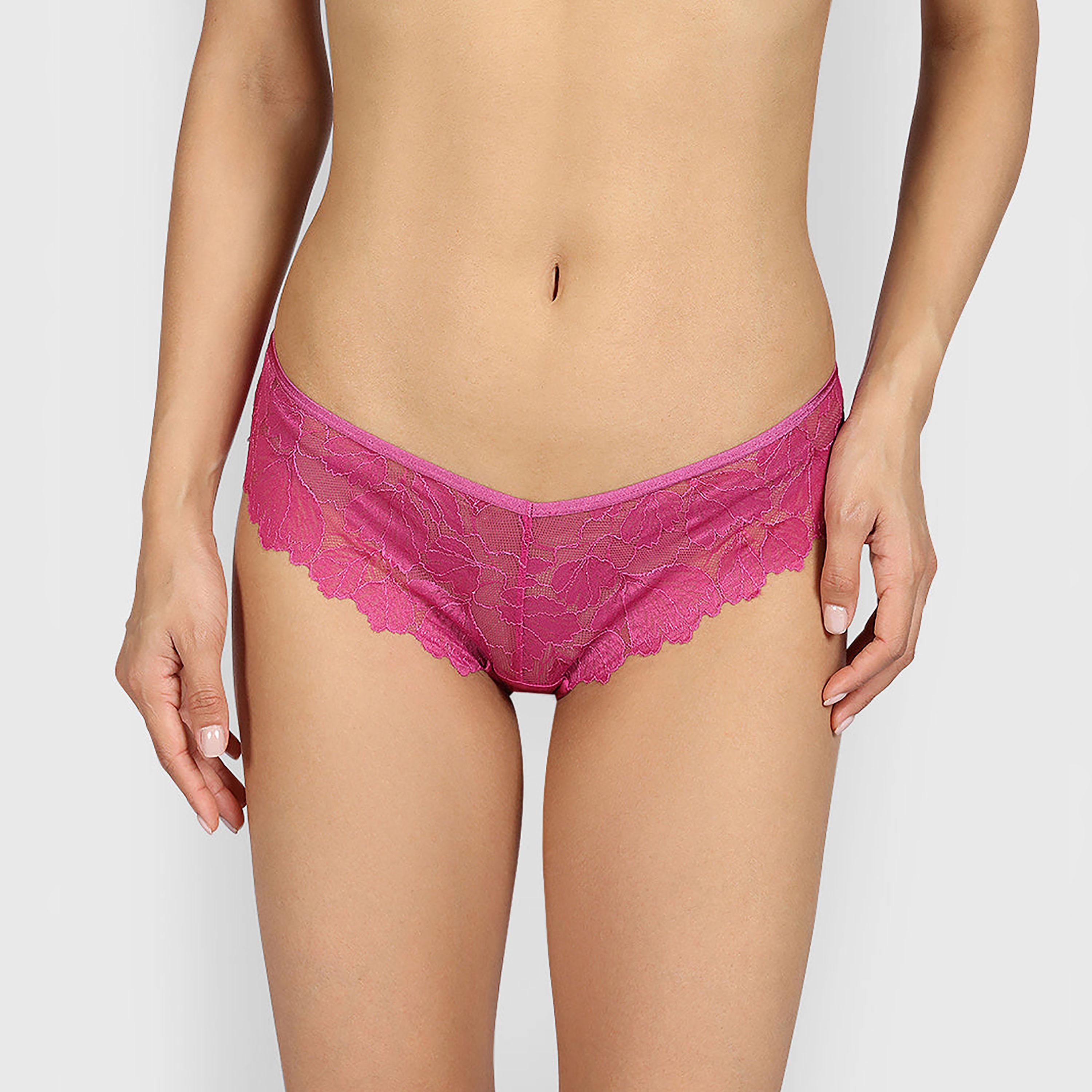 سروال داخلي نسائي تشيكي دانتيل بتغطية متوسطة "ديفا" من لا سنزا-women-clothing-lingerie-panties-image-1