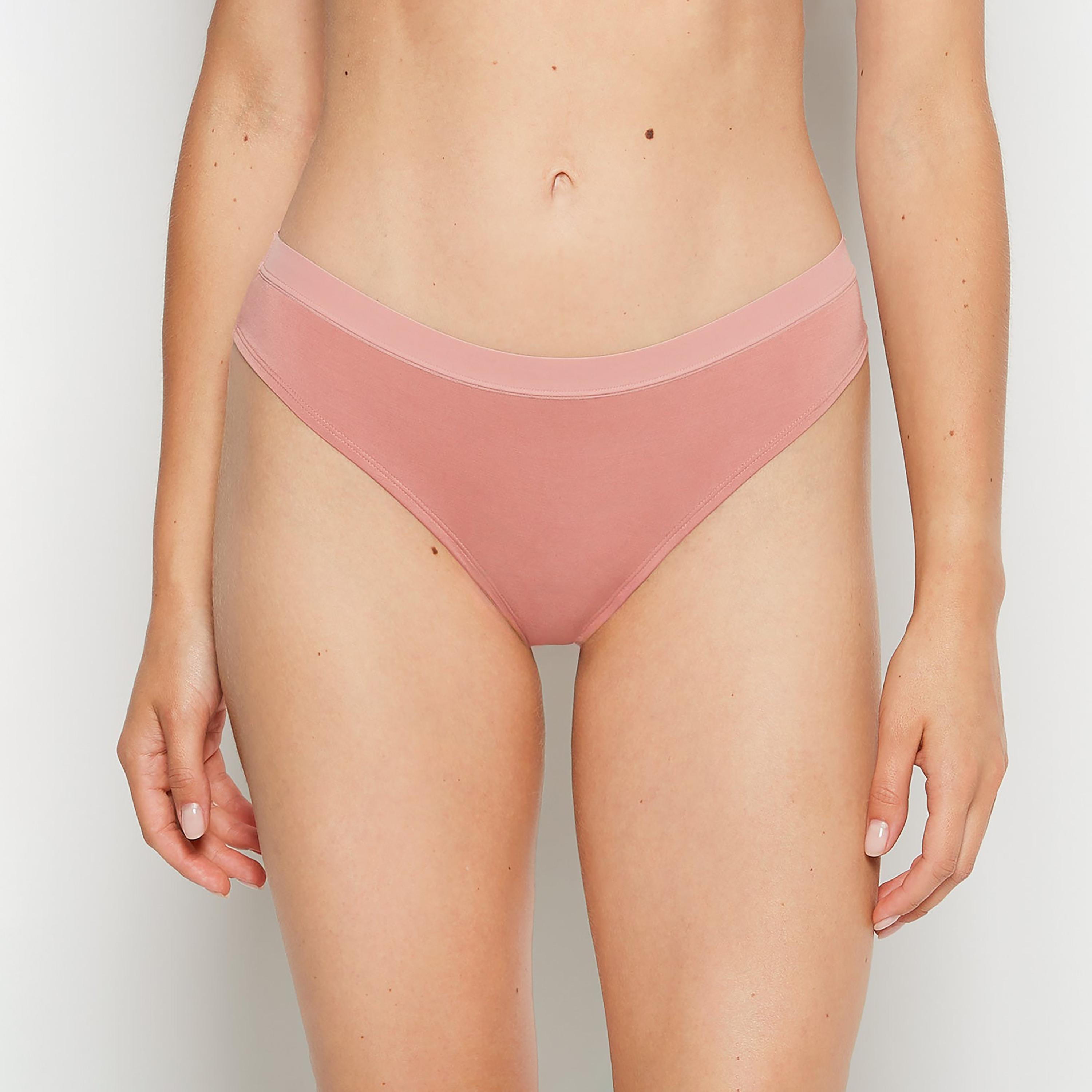 ملابس داخلية نسائية ثونغ تغطية منخفضة مودال ألترا سوفت من لا سينزا-women-clothing-lingerie-panties-image-10