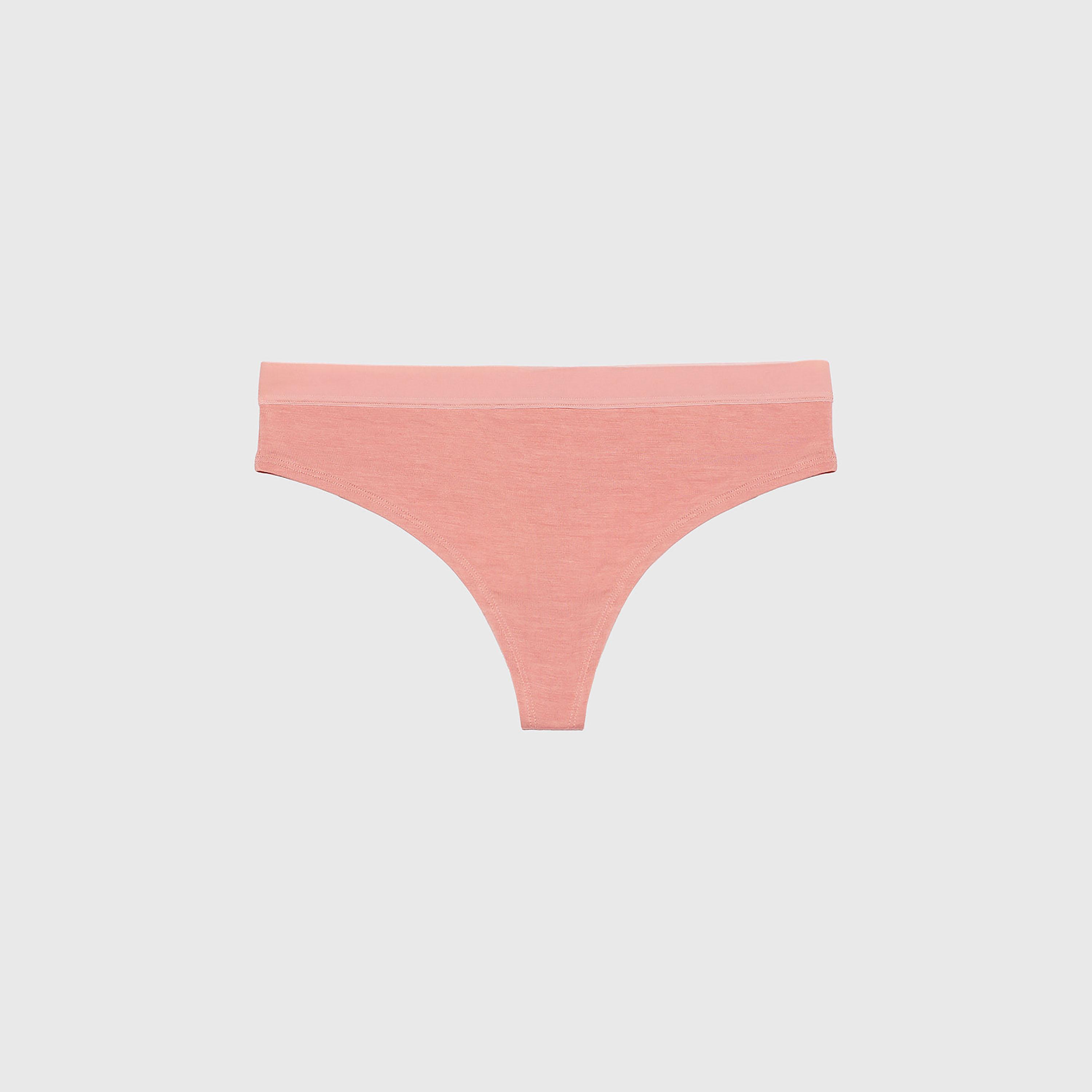 ملابس داخلية نسائية ثونغ تغطية منخفضة مودال ألترا سوفت من لا سينزا-women-clothing-lingerie-panties-image-12
