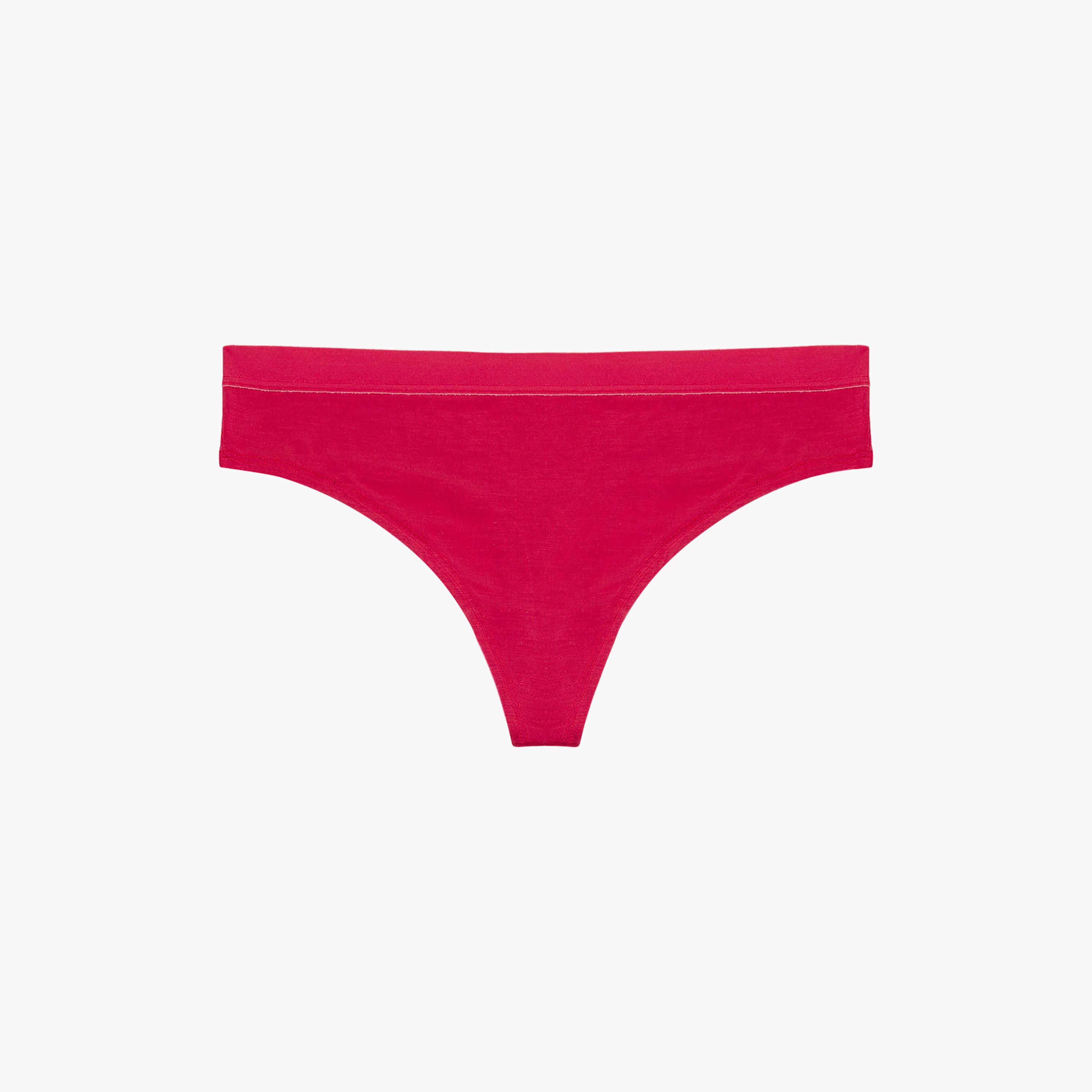 La Senza Ultrasoft Modal Low Coverage Women's Thong Panties-women-clothing-lingerie-panties-image-3