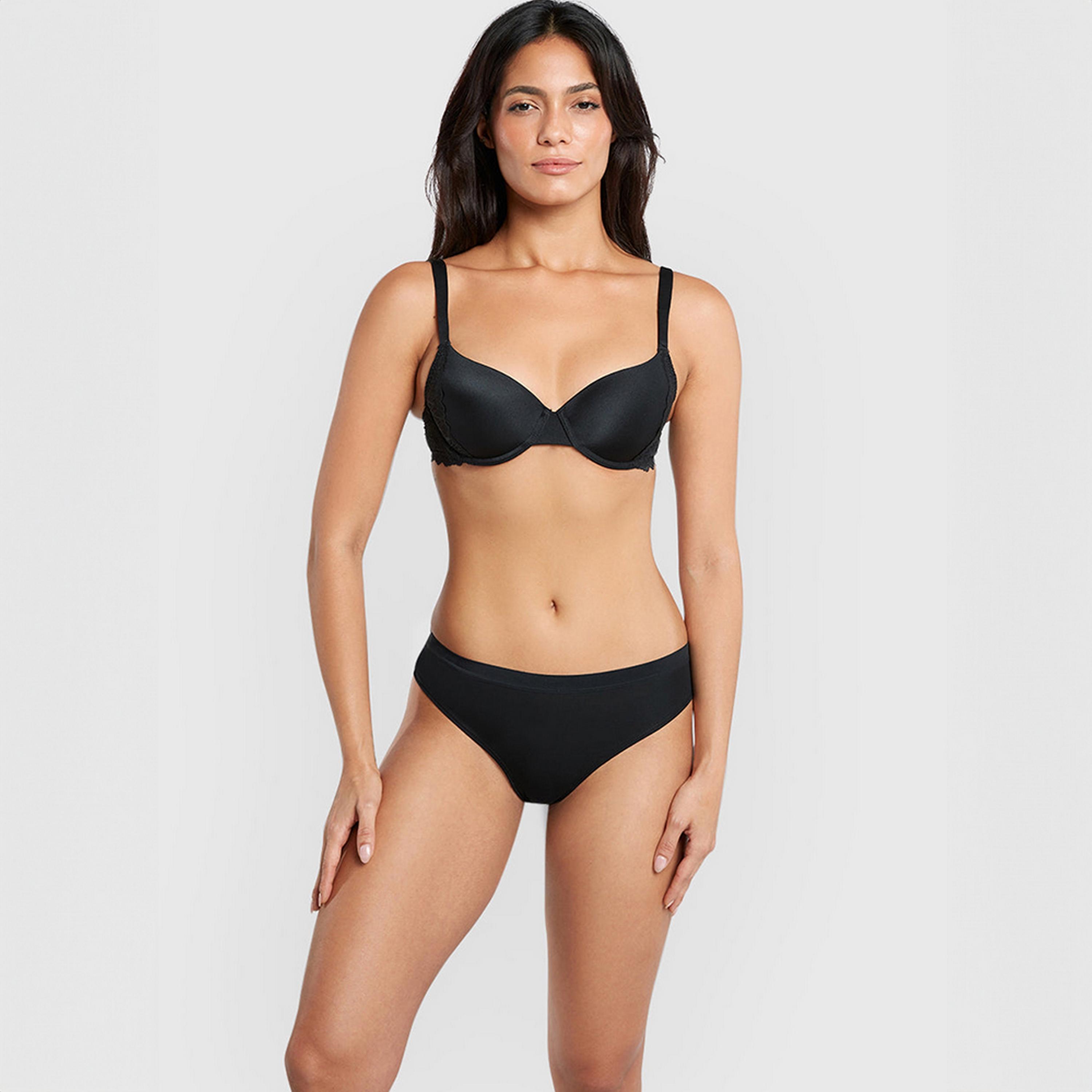 ثونغ نسائي بتغطية منخفضة، مودال فائق النعومة من لا سنزا-women-clothing-lingerie-panties-image-2