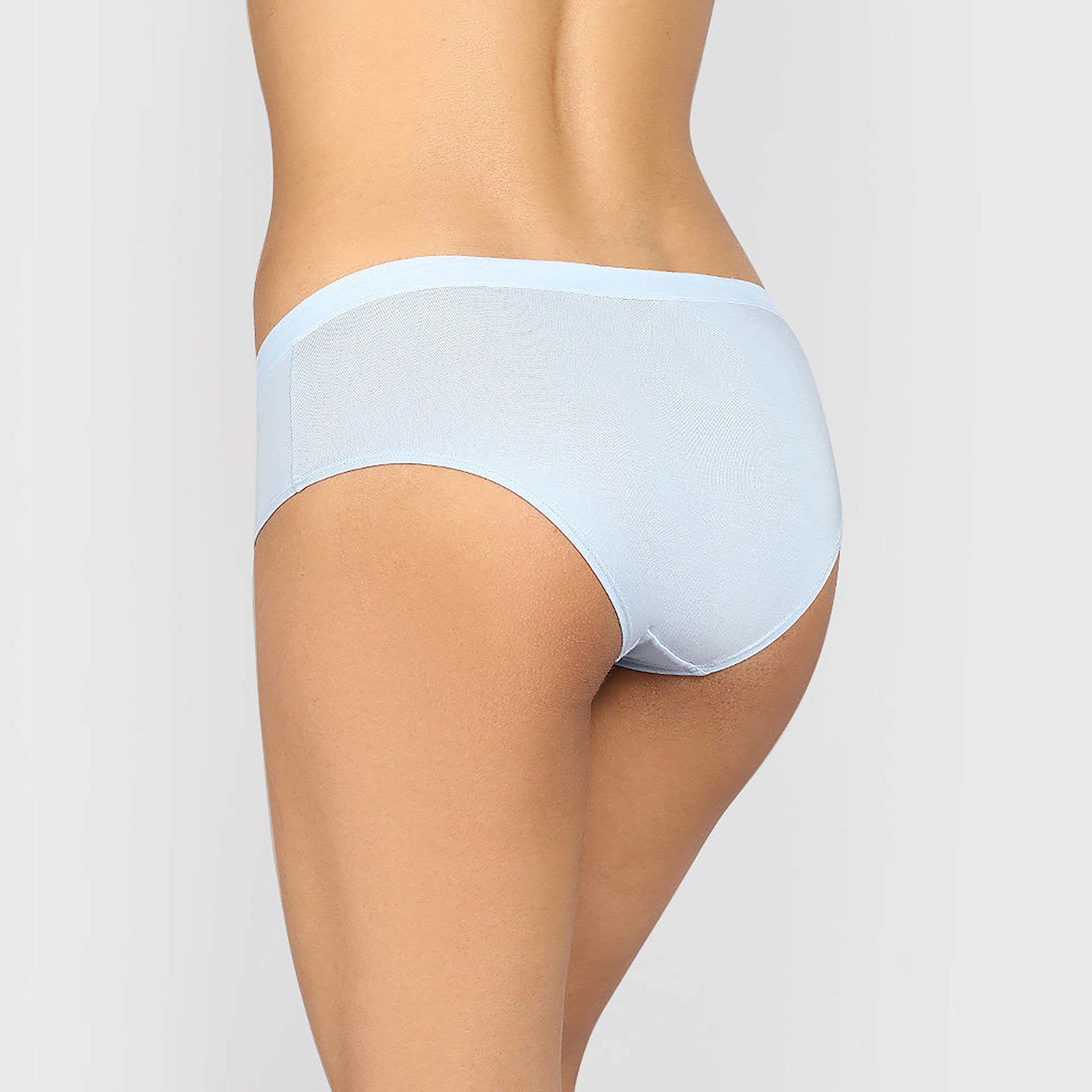 سروال داخلي نسائي هيبيستر بتغطية متوسطة، مودال فائق النعومة من لا سنزا-women-clothing-lingerie-panties-image-3